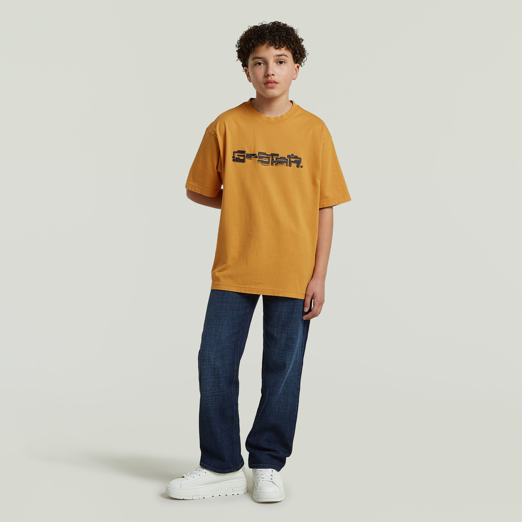 Thumbnail - Boys Oversized T-Shirt - Gelb - jungen