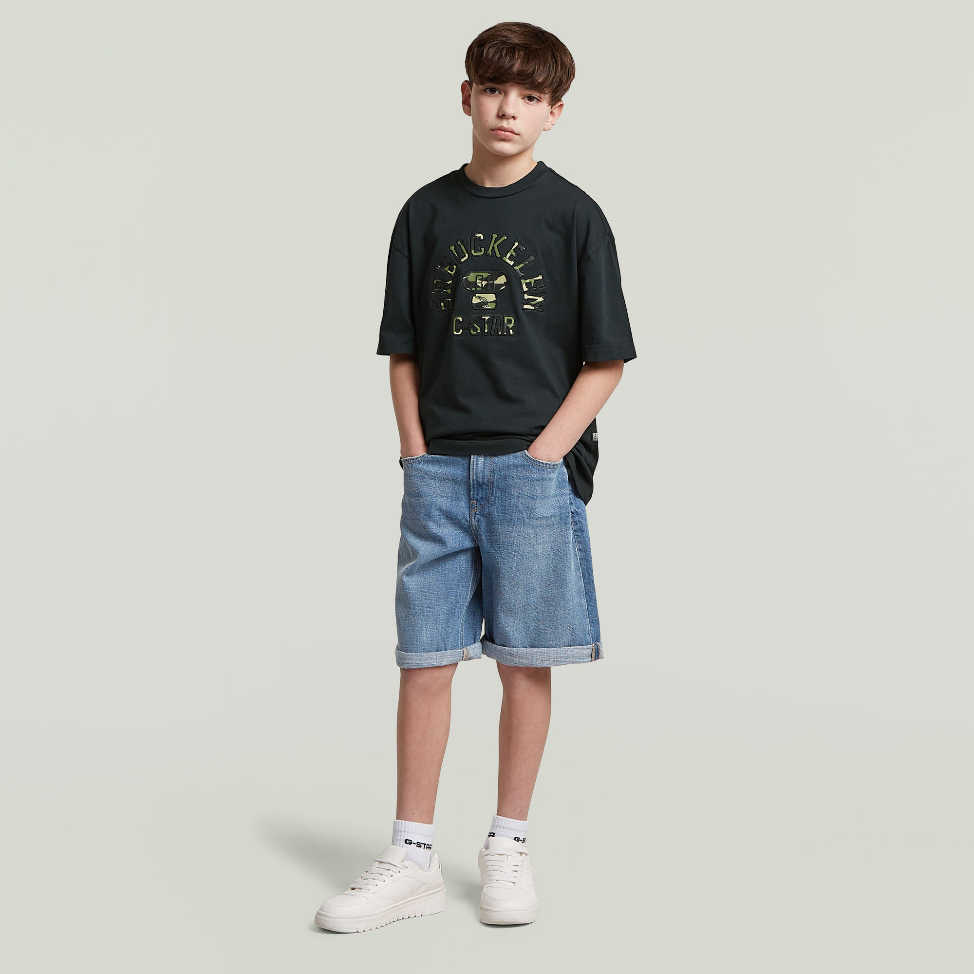 Thumbnail - Boys Mosa Shorts - Hellblau - jungen