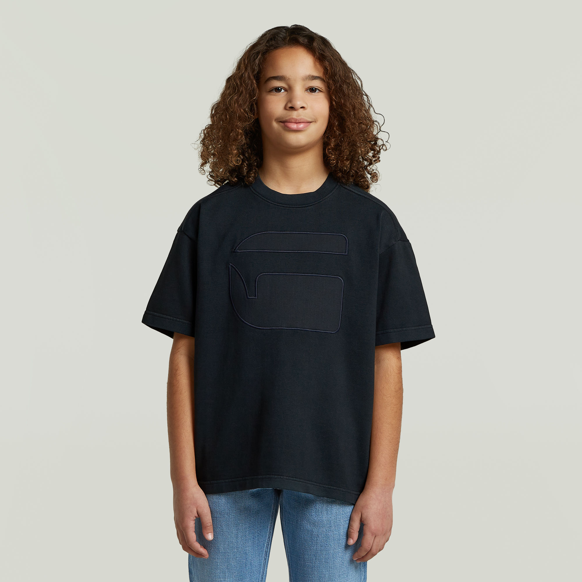 Boys Army Tee - Dunkelblau - jungen