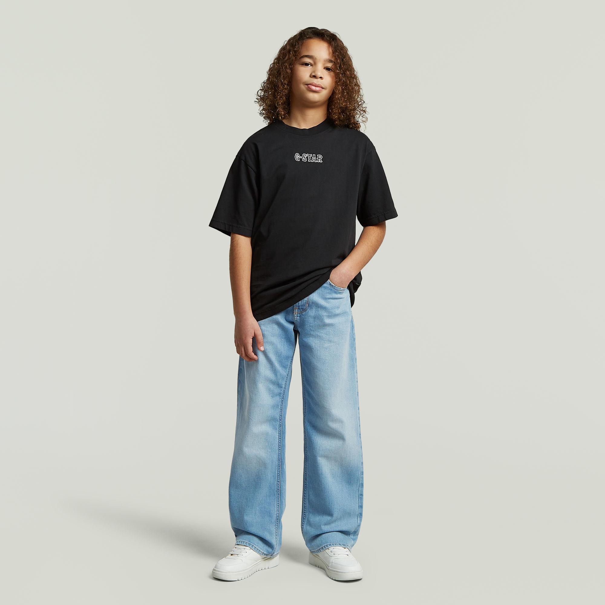 Thumbnail - Boys Oversized T-Shirt - Schwarz - jungen