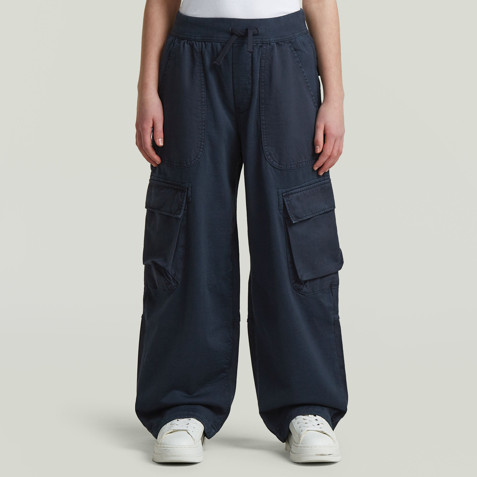 Girls Balloon Cargo Pants 2.0 PM - Dunkelblau - mädchen
