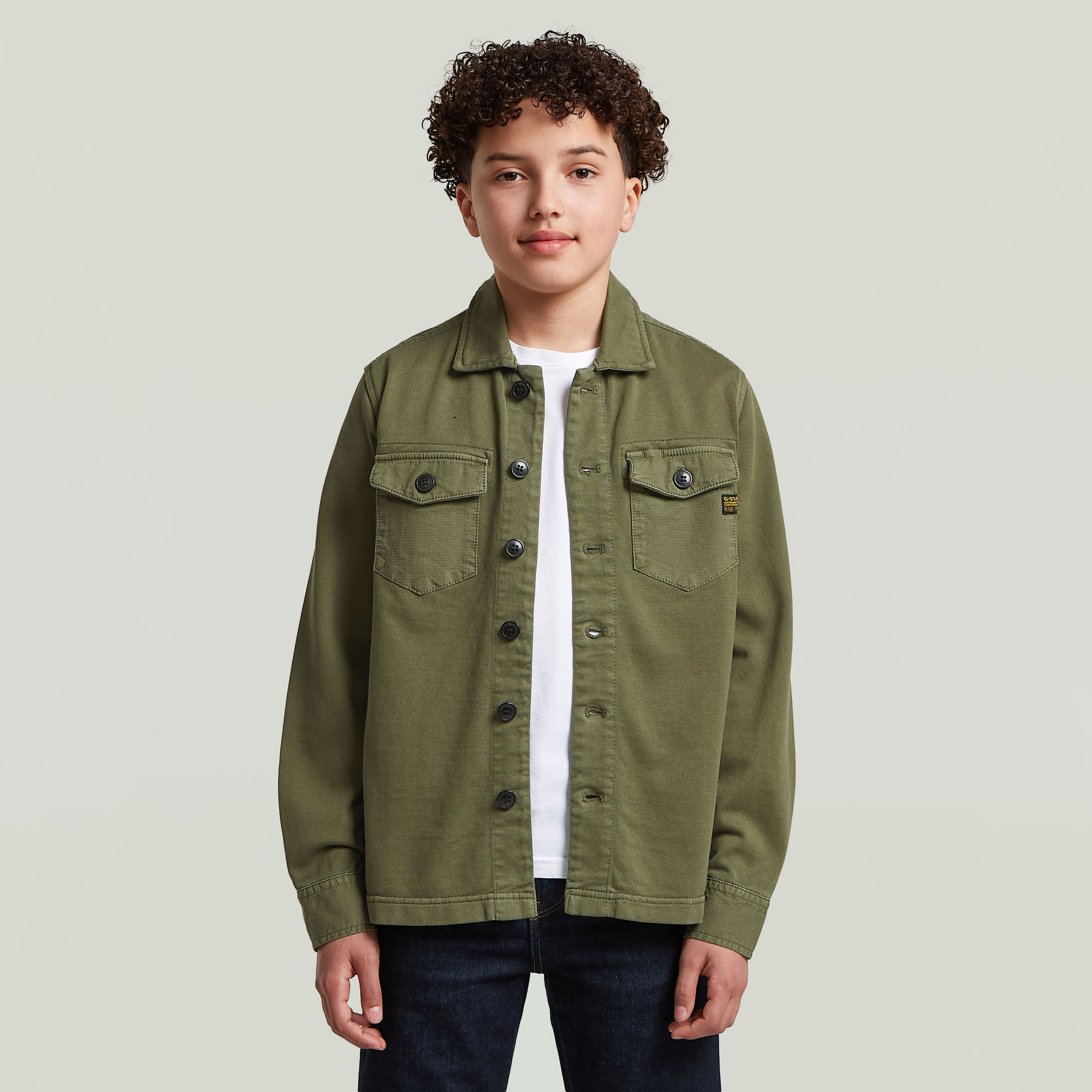Boys Army Overshirt - Grün - jungen