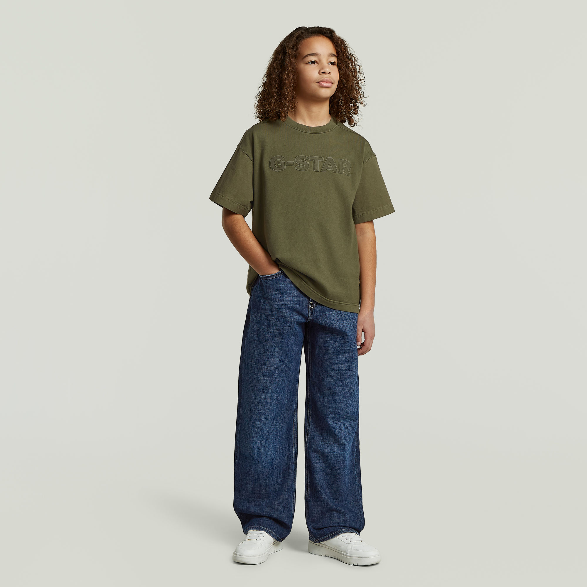 Thumbnail - Boys Army Tee Mix - Grün - jungen