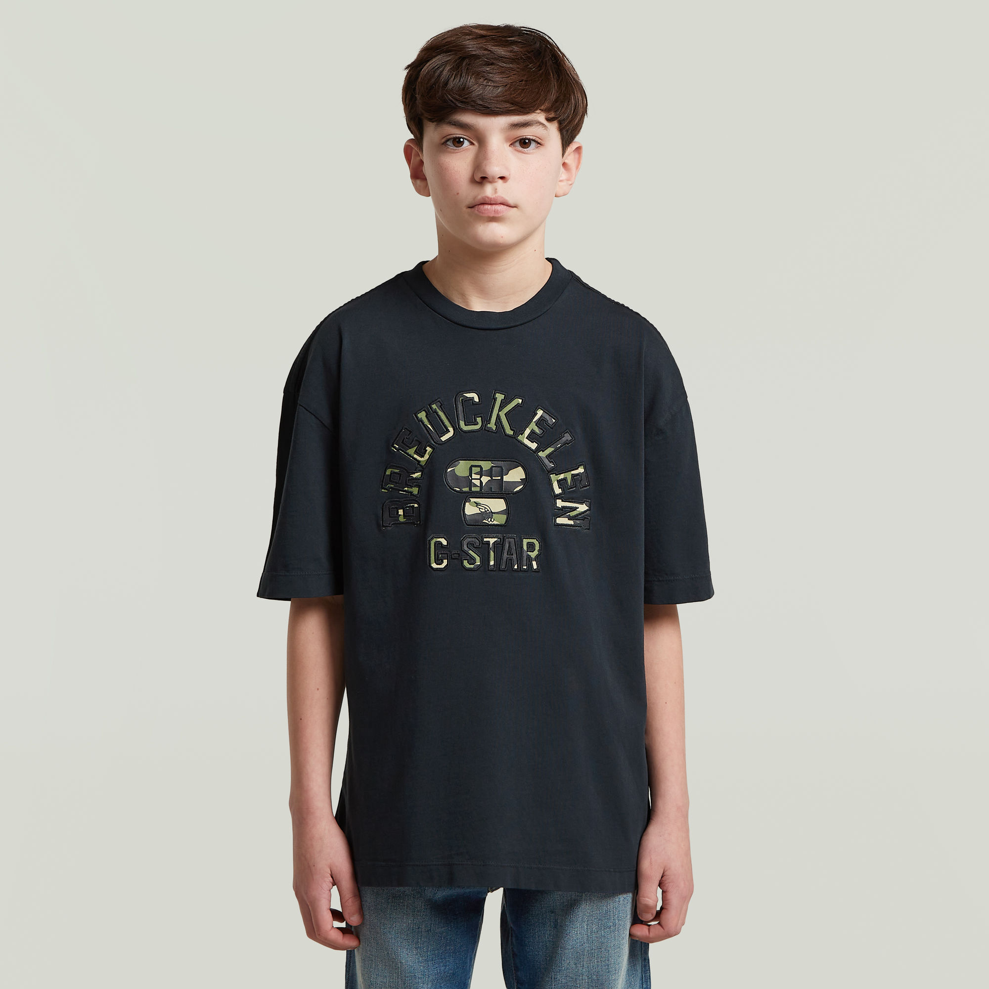 Boys Tee Coll Top - Dunkelblau - jungen