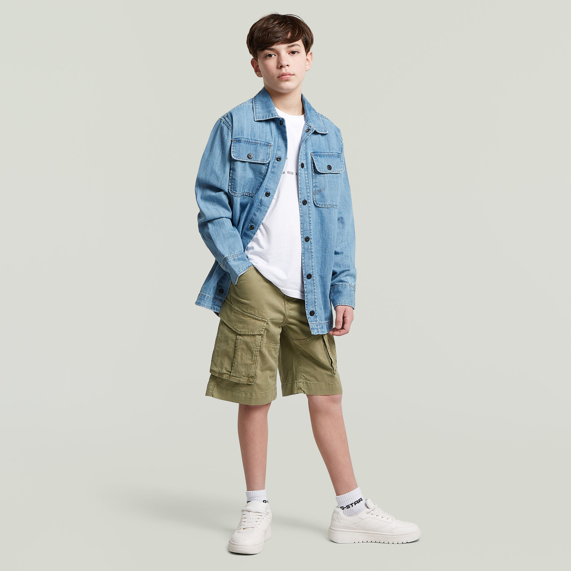 Thumbnail - Boys Rovic Zip PM Shorts - Grün - jungen