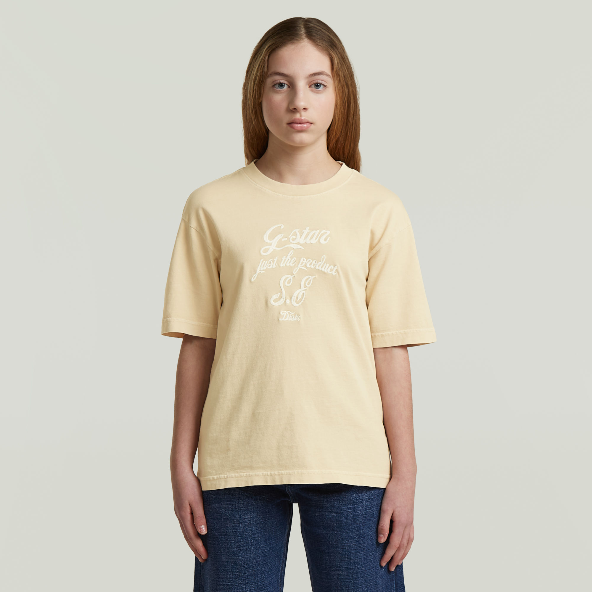 Girls Oversized Top - Beige - mädchen