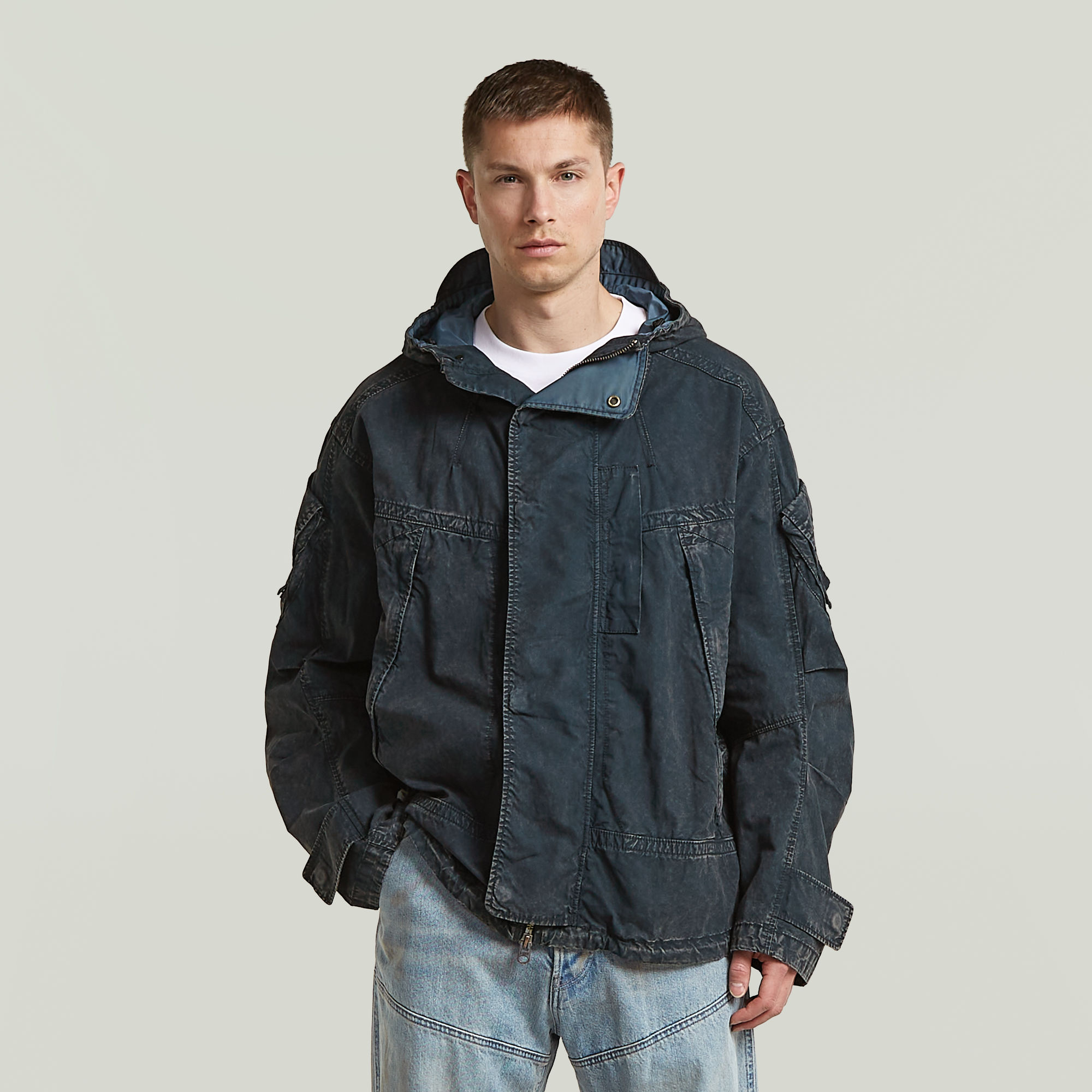GA-1 Cotton Parka - Dunkelblau - Herren