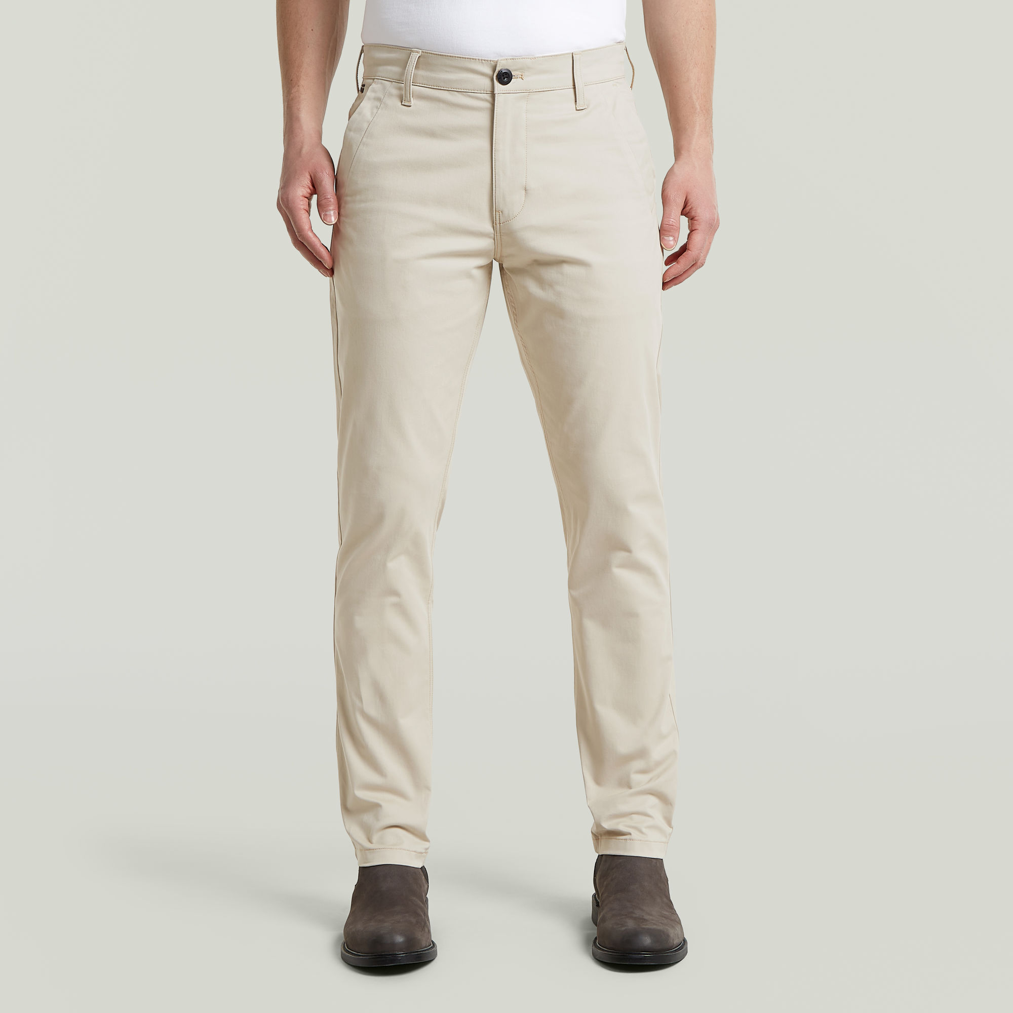 Slim Chino - Beige - Herren