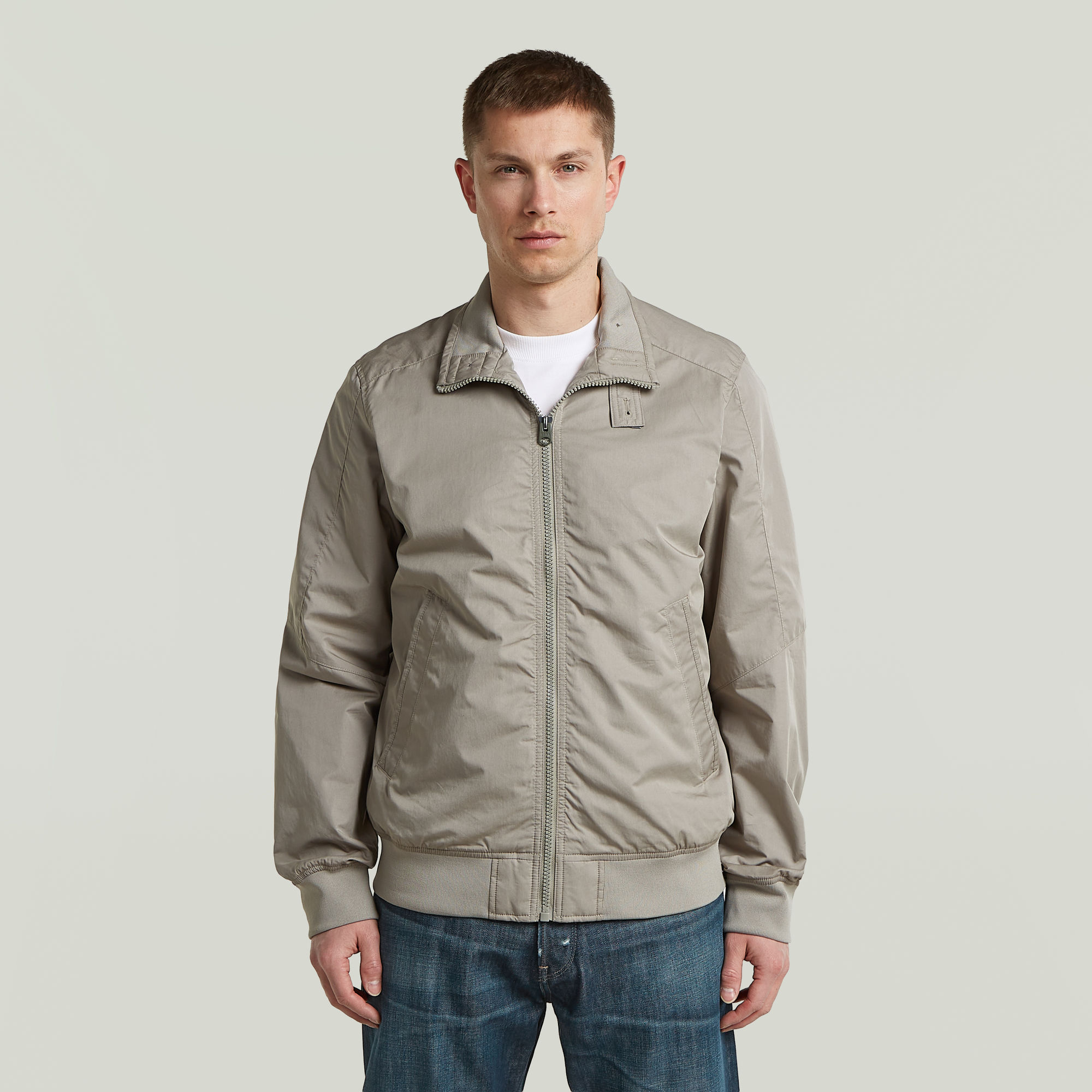 Track Jacke - Beige - Herren