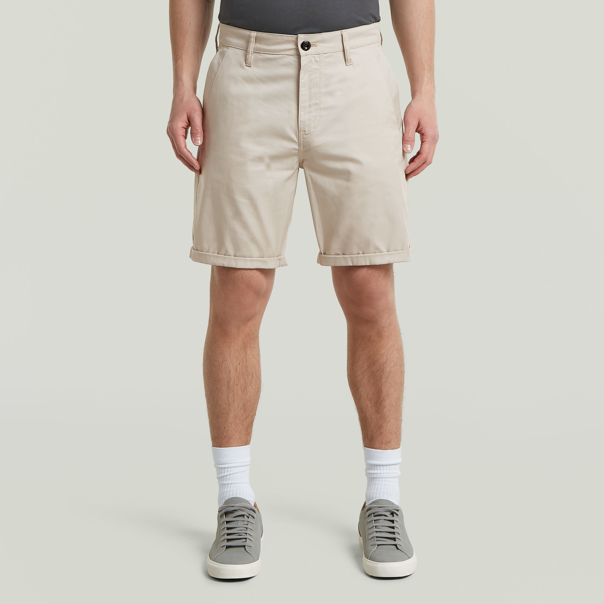Bronson Straight Shorts - Beige - Herren