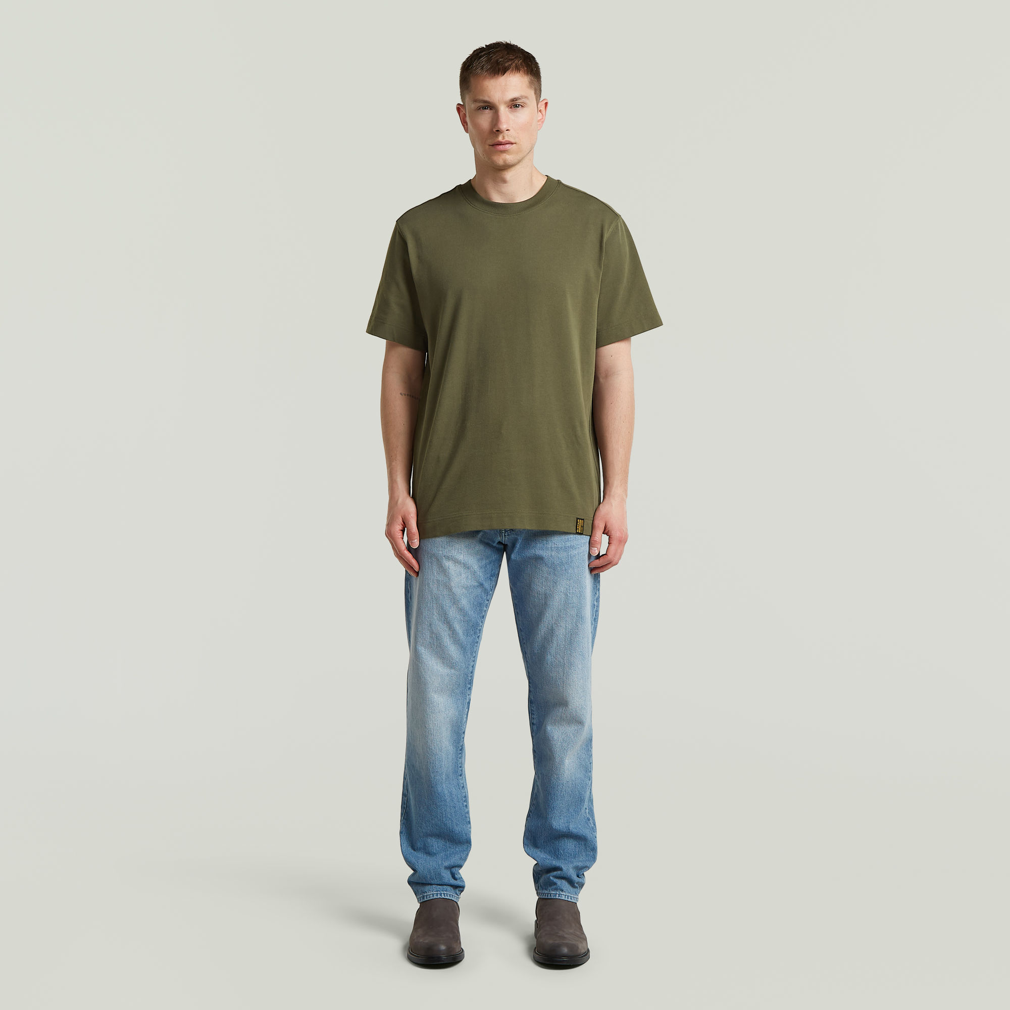 Thumbnail - Morry FWD Regular Tapered Jeans - Mittelblau - Herren