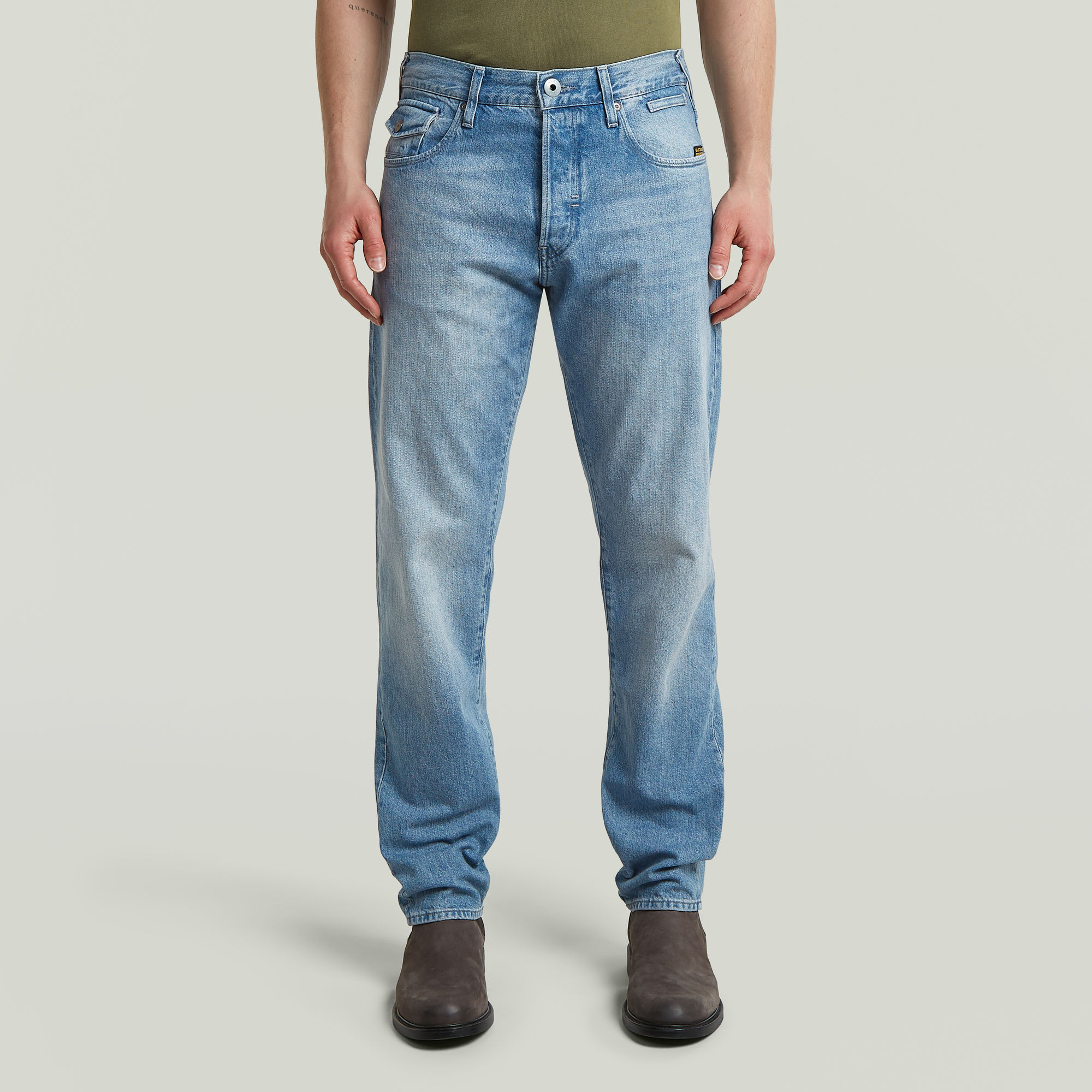 Morry FWD Regular Tapered Jeans - Mittelblau - Herren