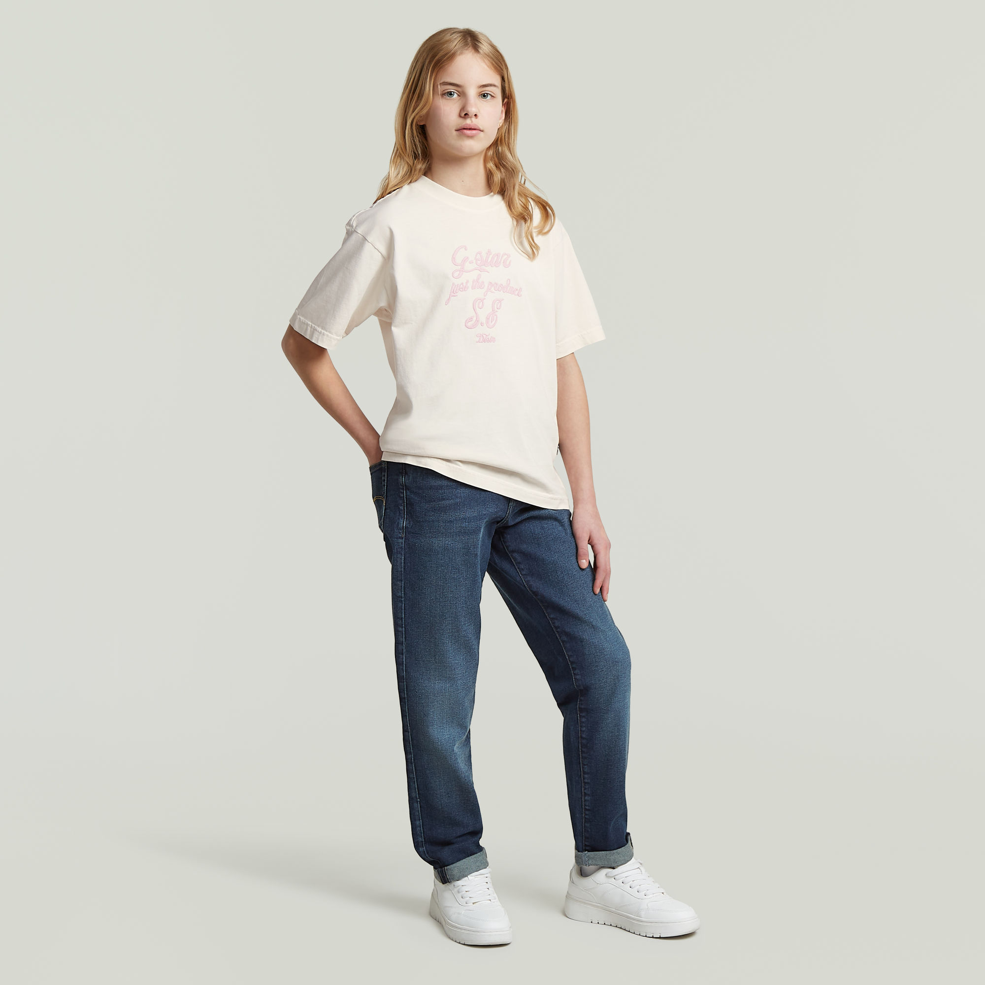Thumbnail - Girls Kate Boyfriend Jeans - Dunkelblau - mädchen