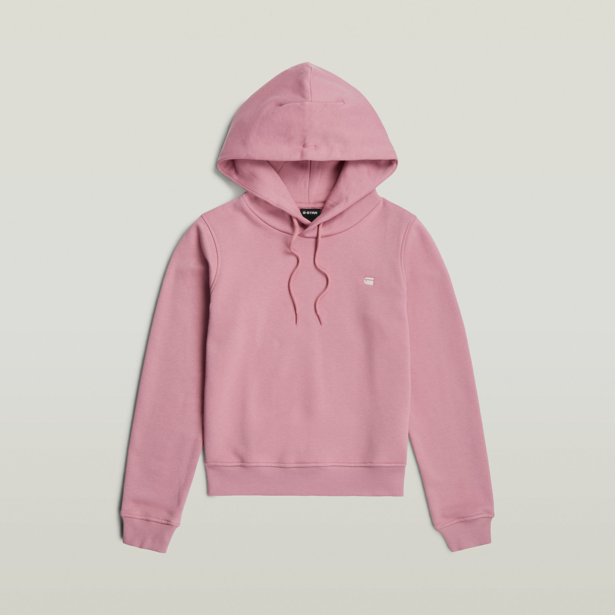 Thumbnail - Logo Hoodie Sweat - Pink - Damen