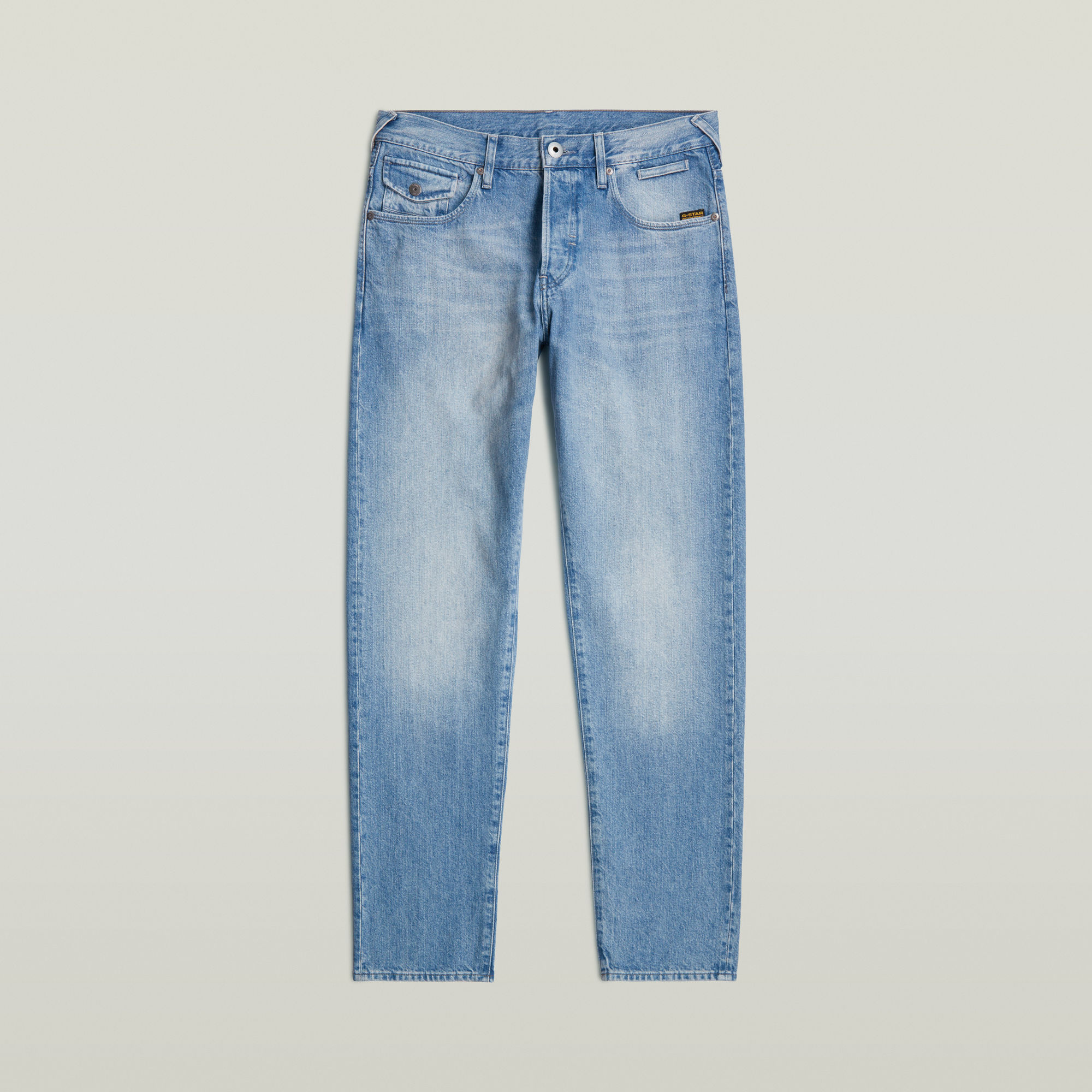 Thumbnail - Morry FWD Regular Tapered Jeans - Mittelblau - Herren