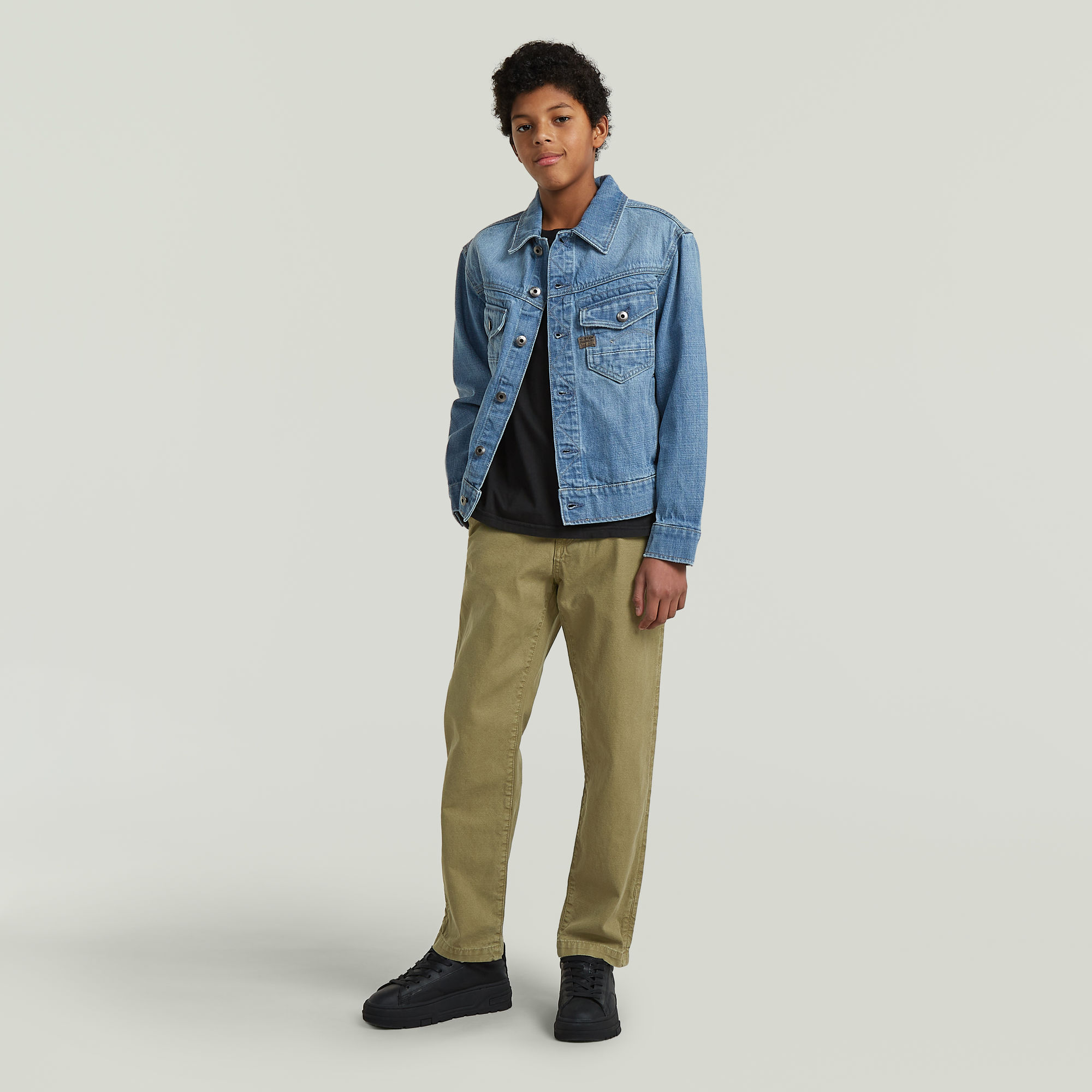 Thumbnail - Boys Morry Tapered Chino - Grün - jungen