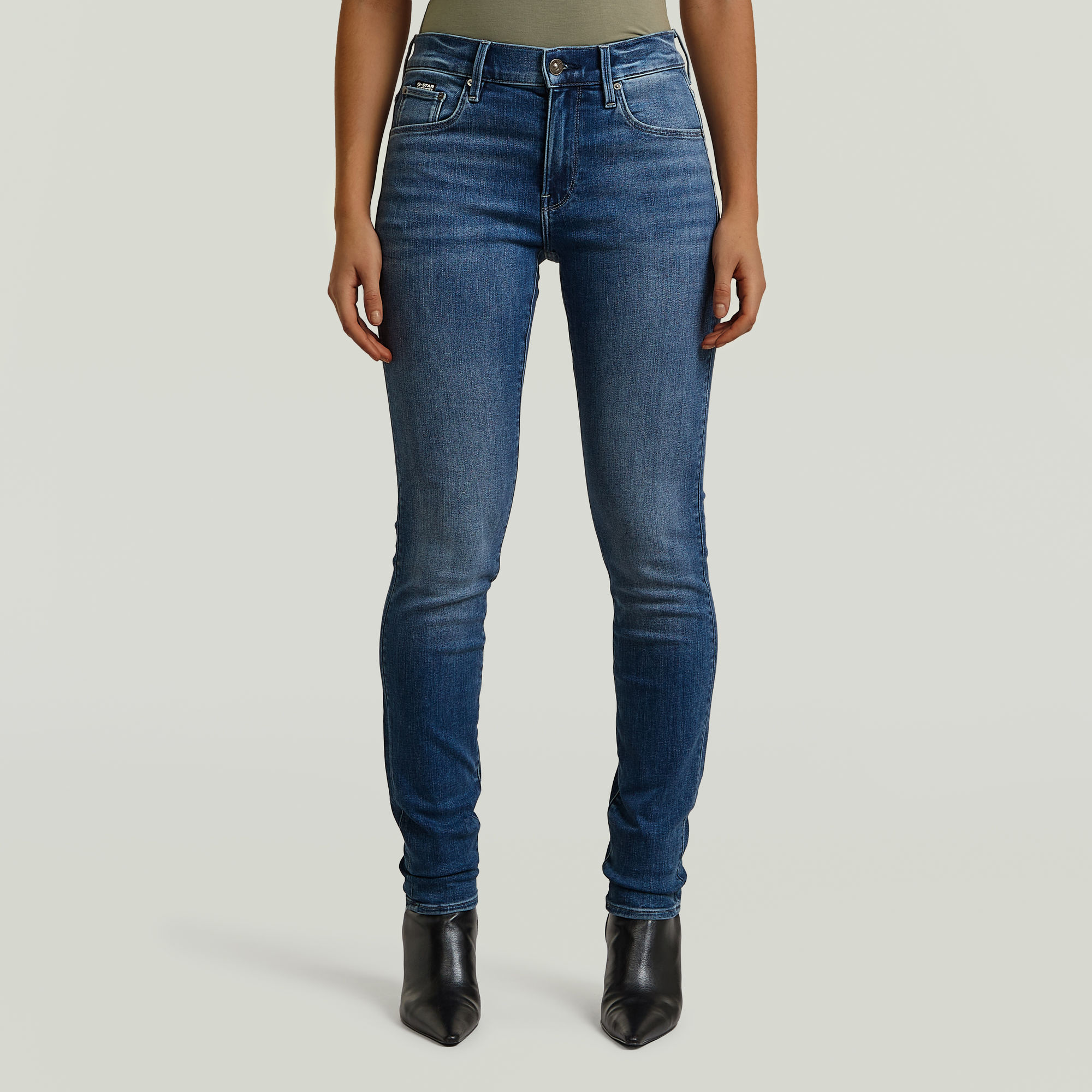 3301 Skinny Jeans - Mittelblau - Damen