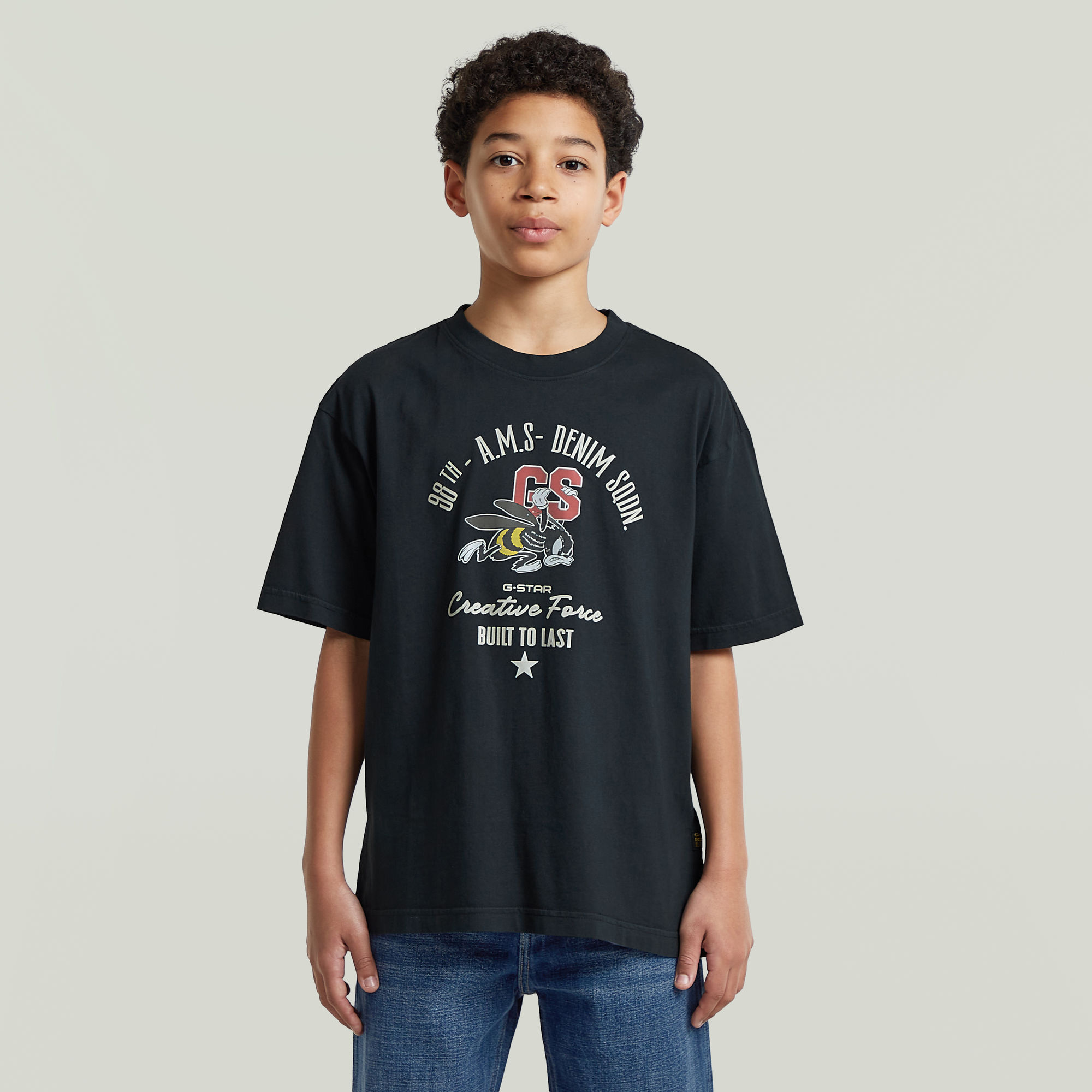 Boys Oversized T-Shirt - Dunkelblau - jungen