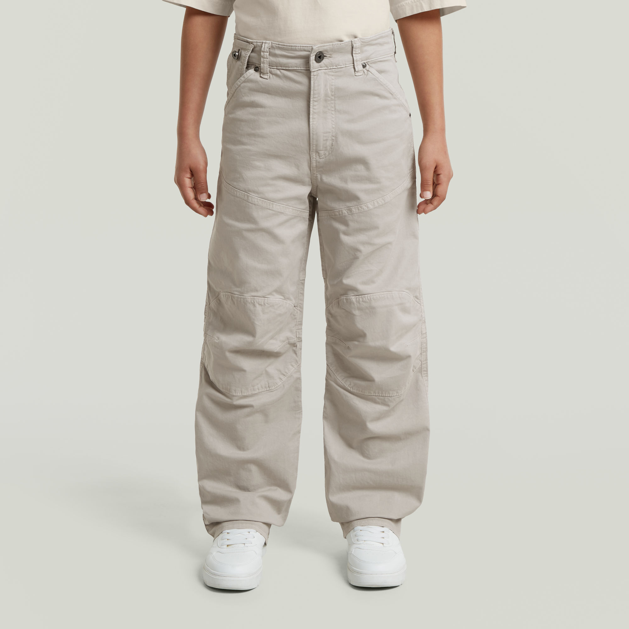 Boys 5620 3D Loose Worker Pants - Grau - jungen
