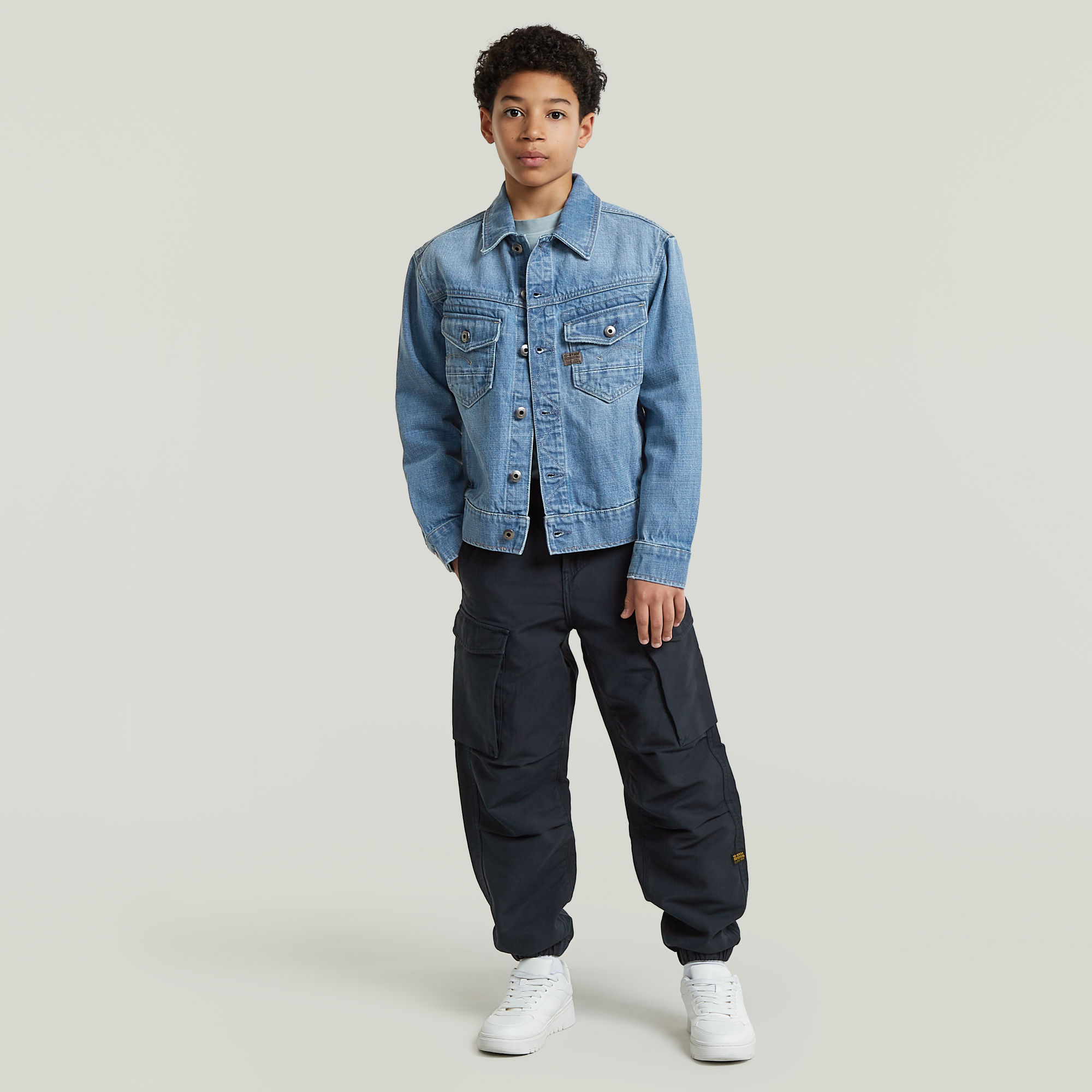 Thumbnail - Boys Dakota Loose Jacke - Hellblau - jungen