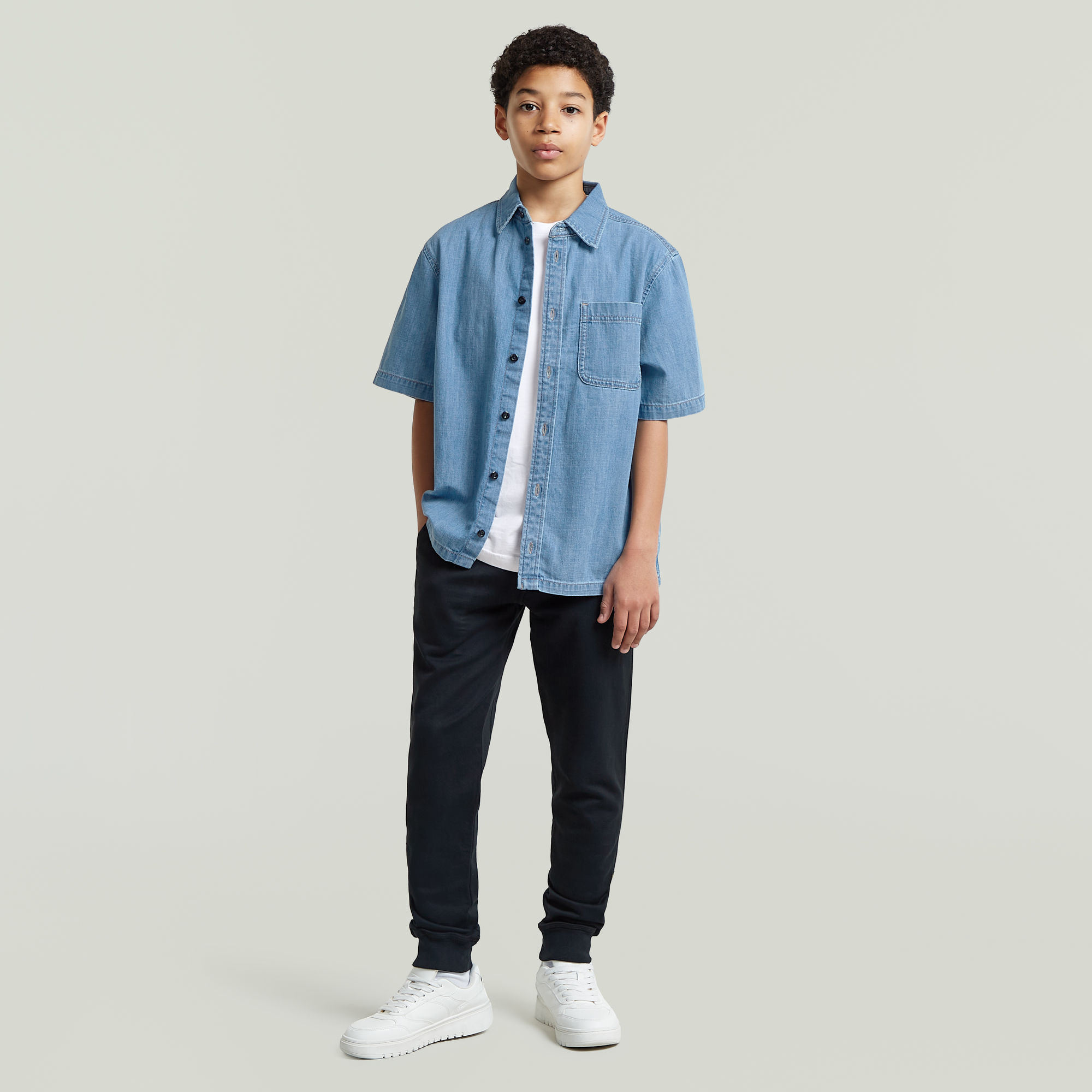 Thumbnail - Boys Premium Core Type Jogginghose - Dunkelblau - jungen