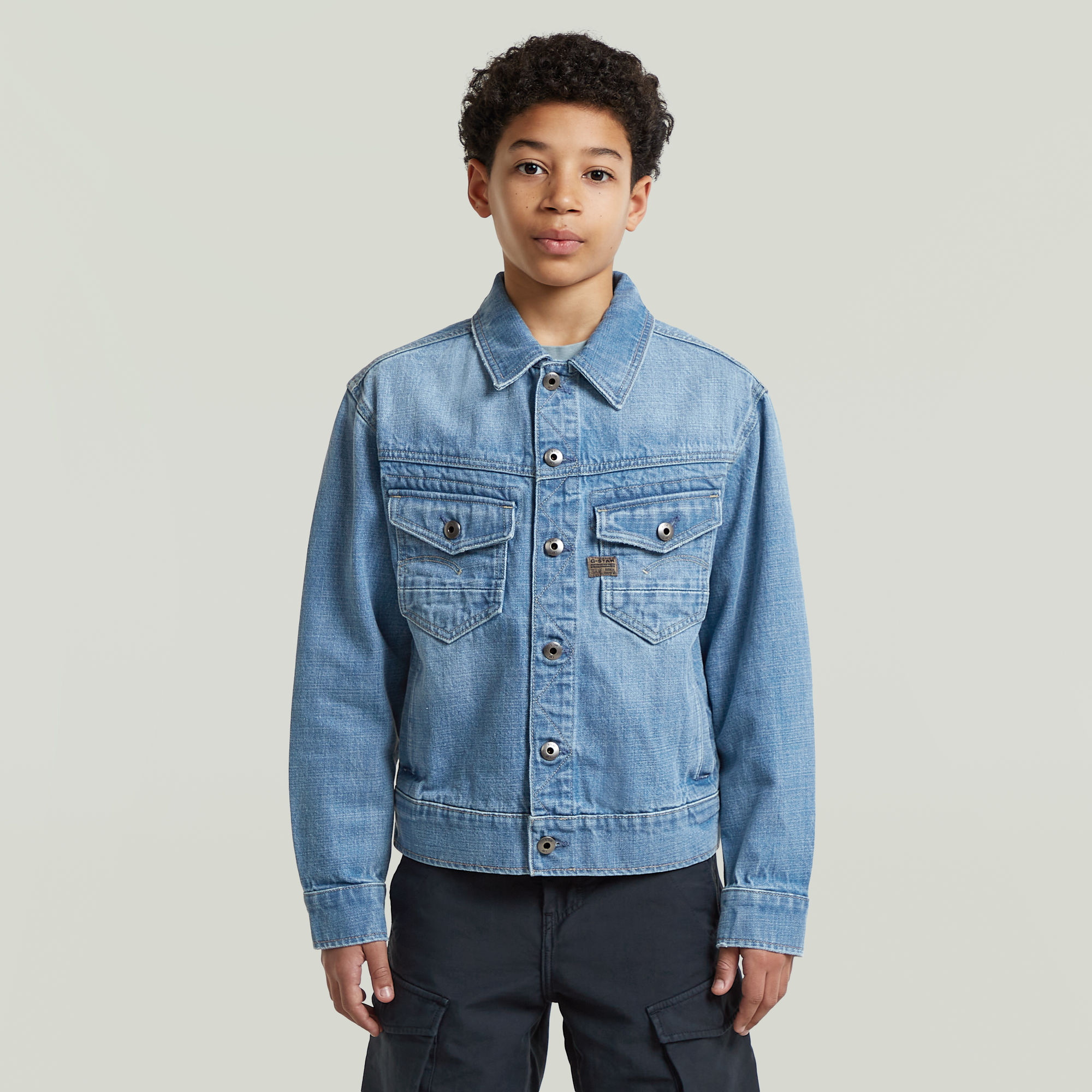 Boys Dakota Loose Jacke - Hellblau - jungen