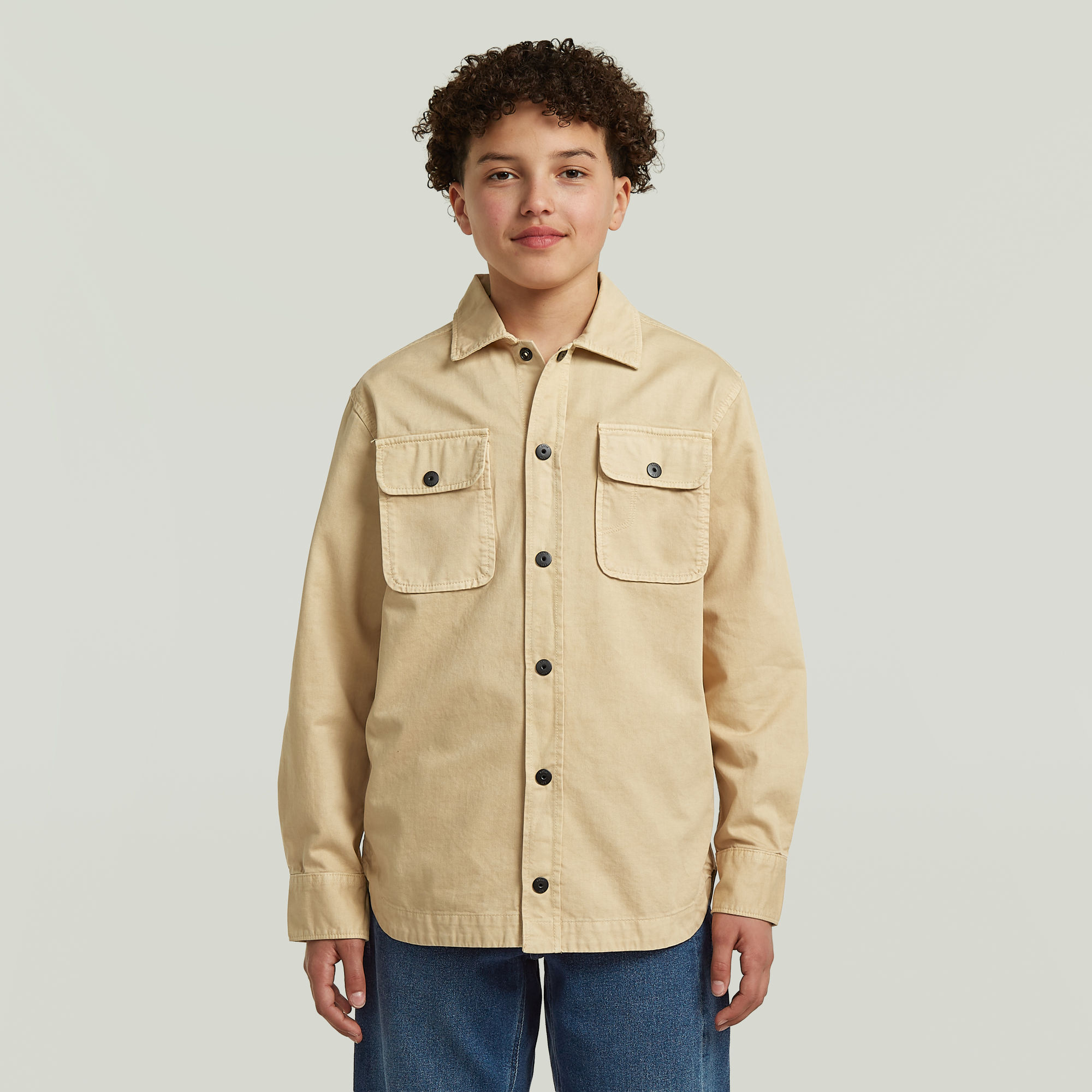 Boys GPO Overshirt - Beige - jungen