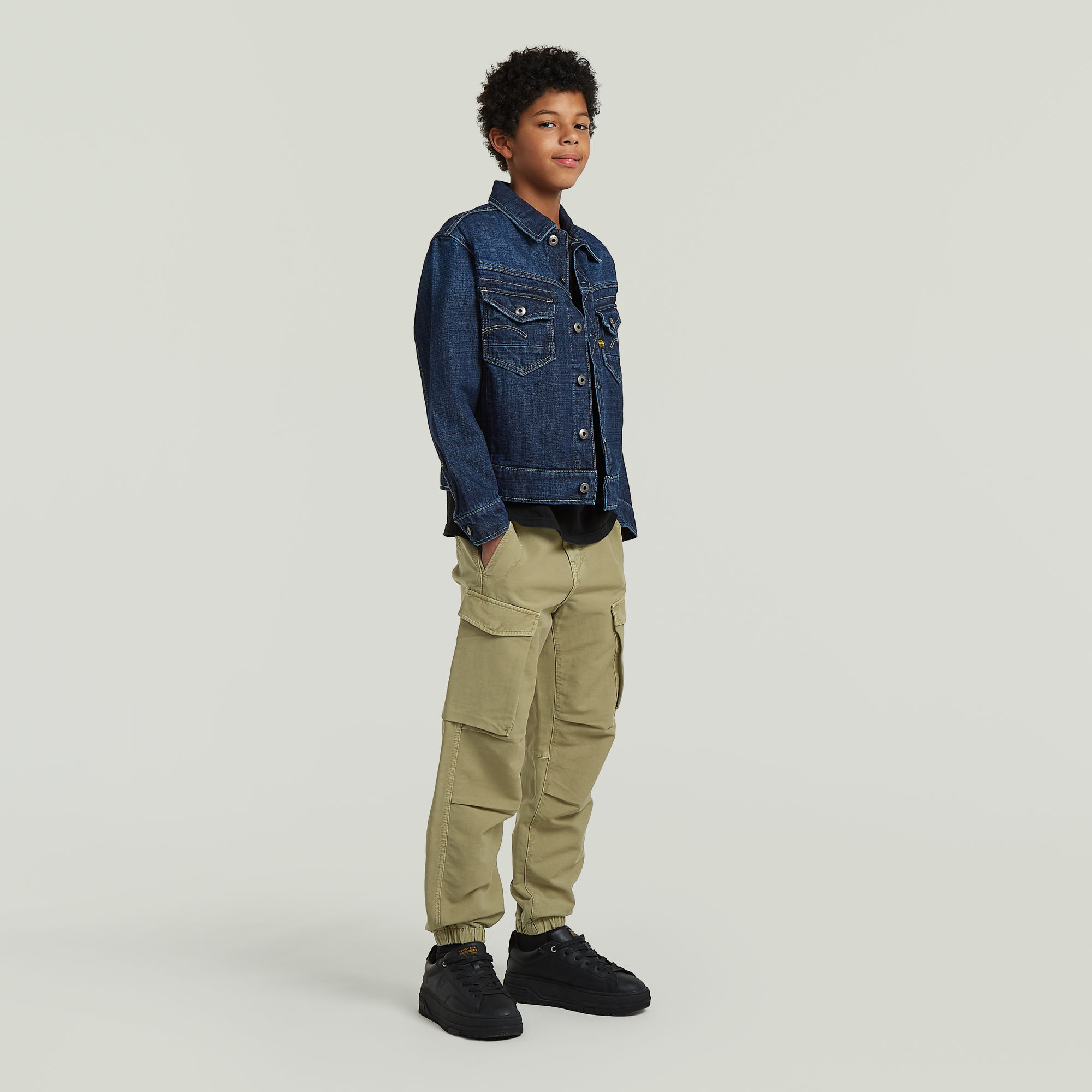 Thumbnail - Boys Core Cargohose - Grün - jungen