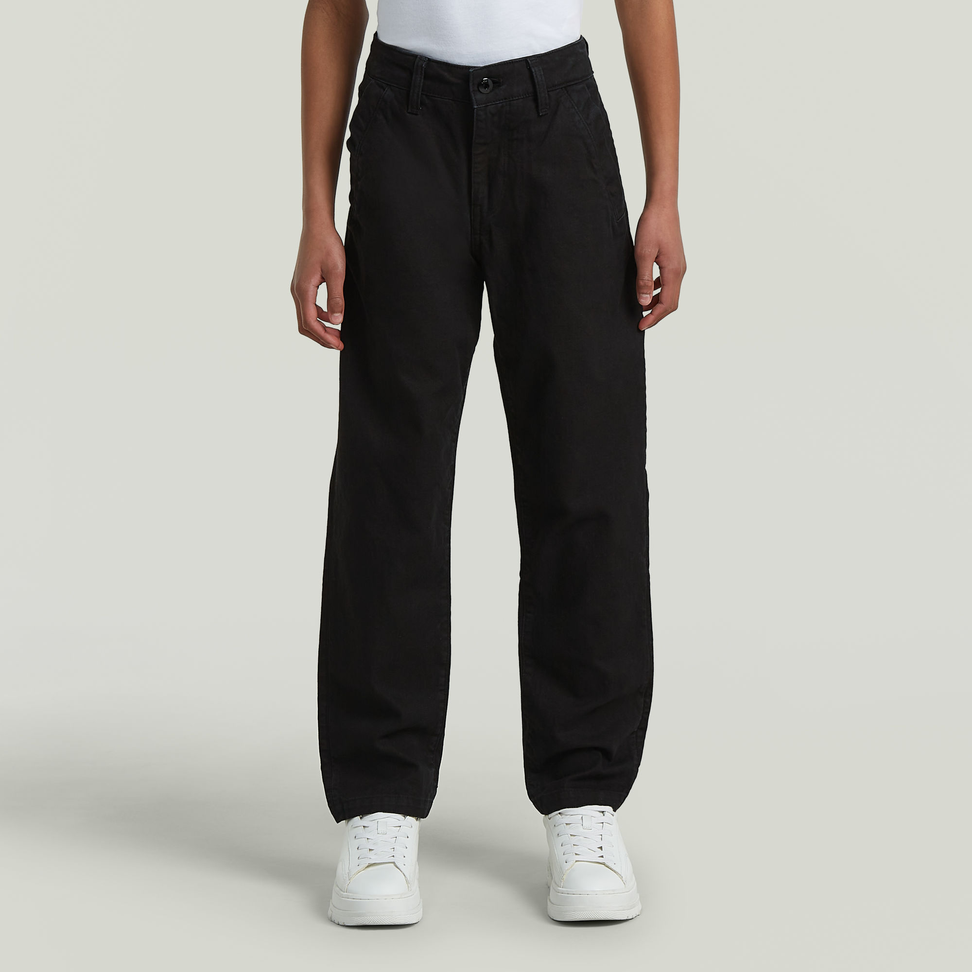 Boys Morry Tapered Chino - Schwarz - jungen