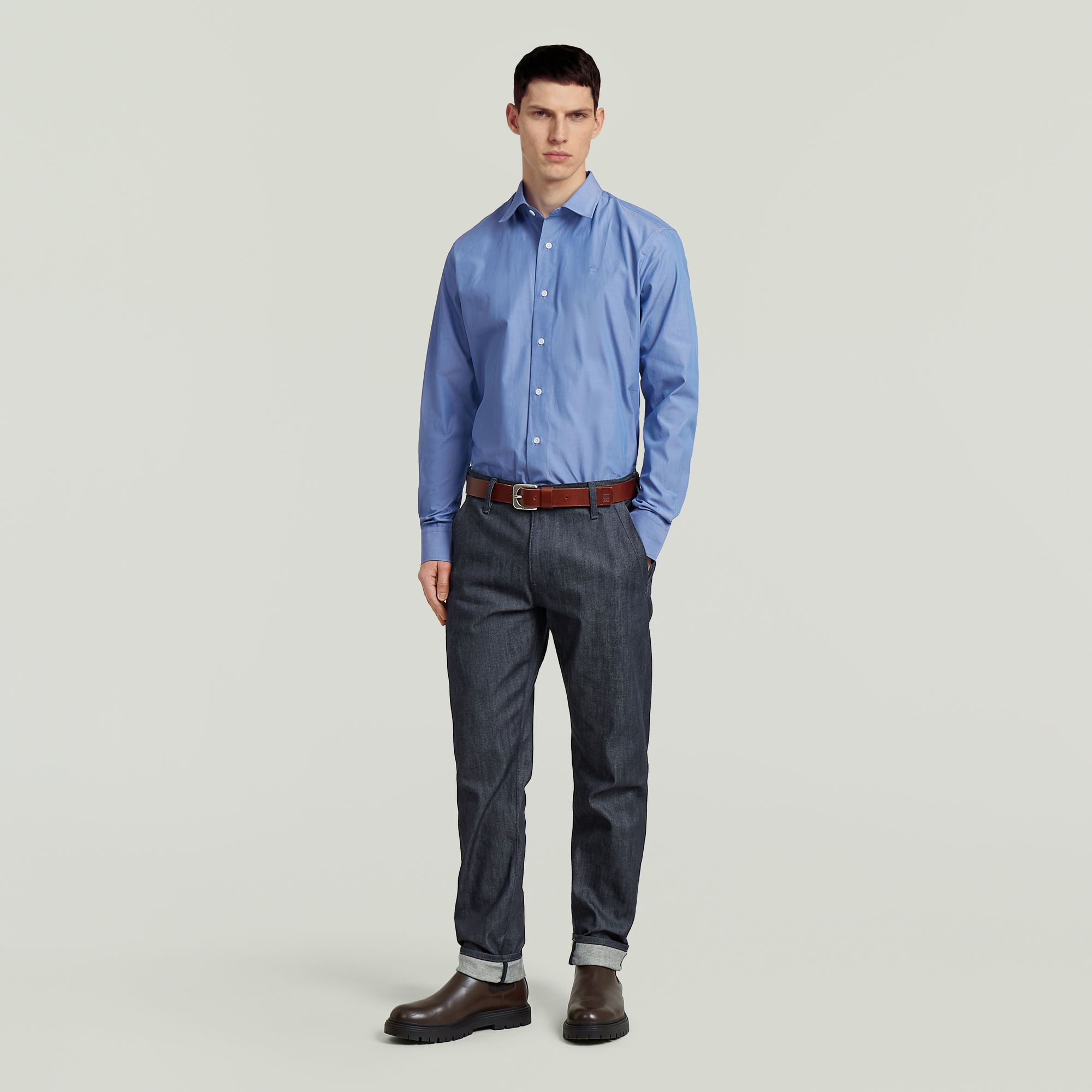 Thumbnail - The Hendrik - Correct Slim Hemd - Mehrfarbig - Herren