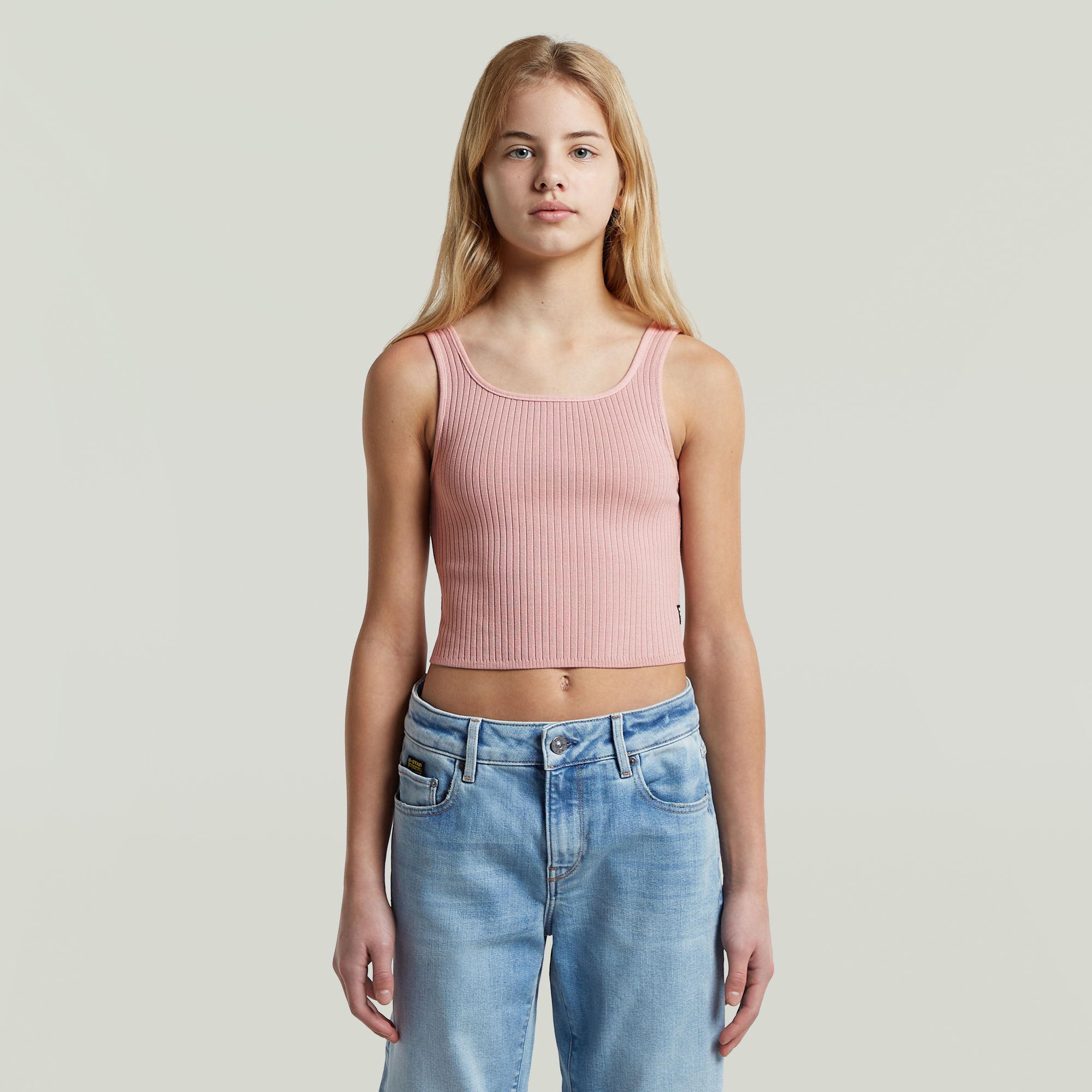 Girls Nordic Top Sleeveless - Pink - mädchen