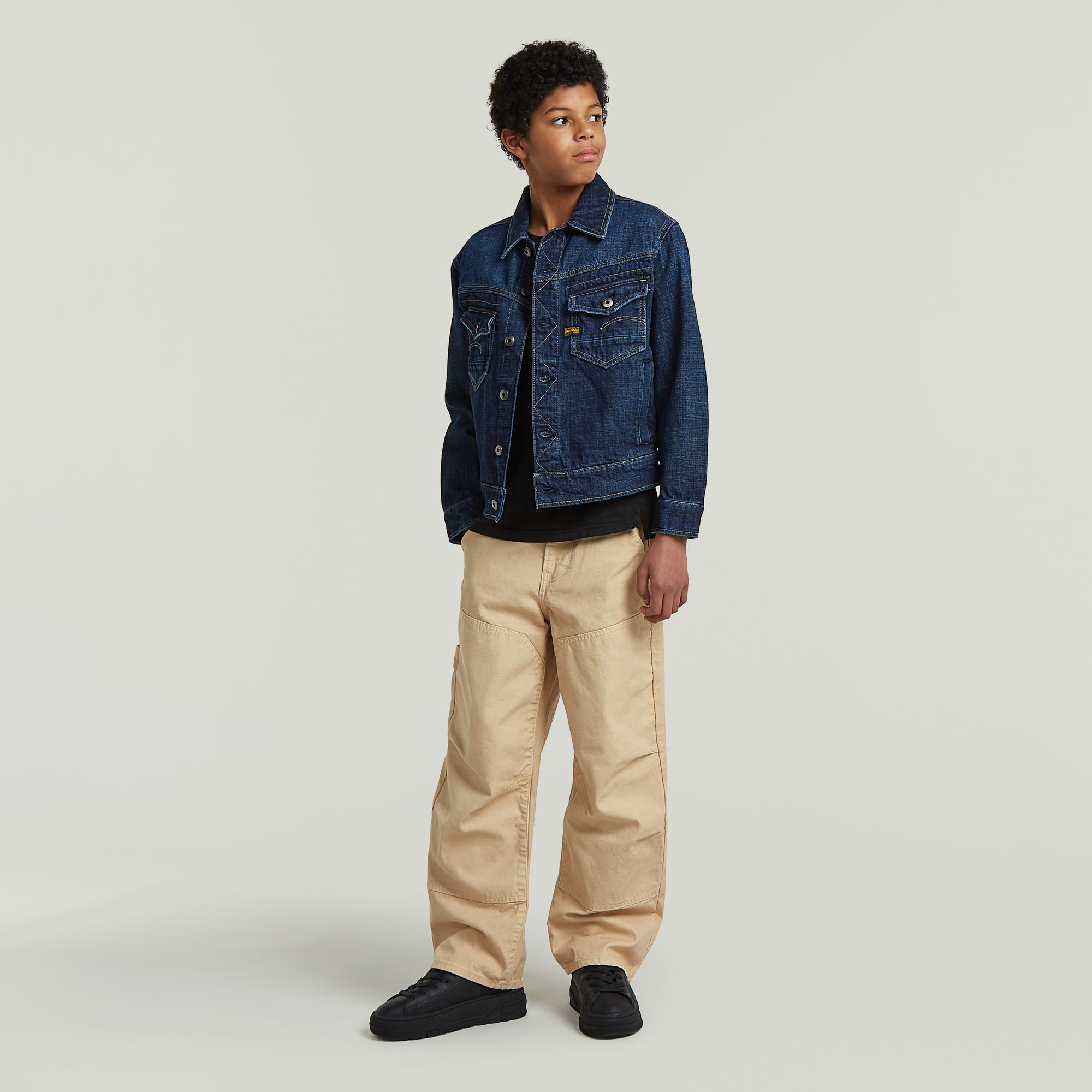 Thumbnail - Boys Dakota Loose Jacke - Dunkelblau - jungen