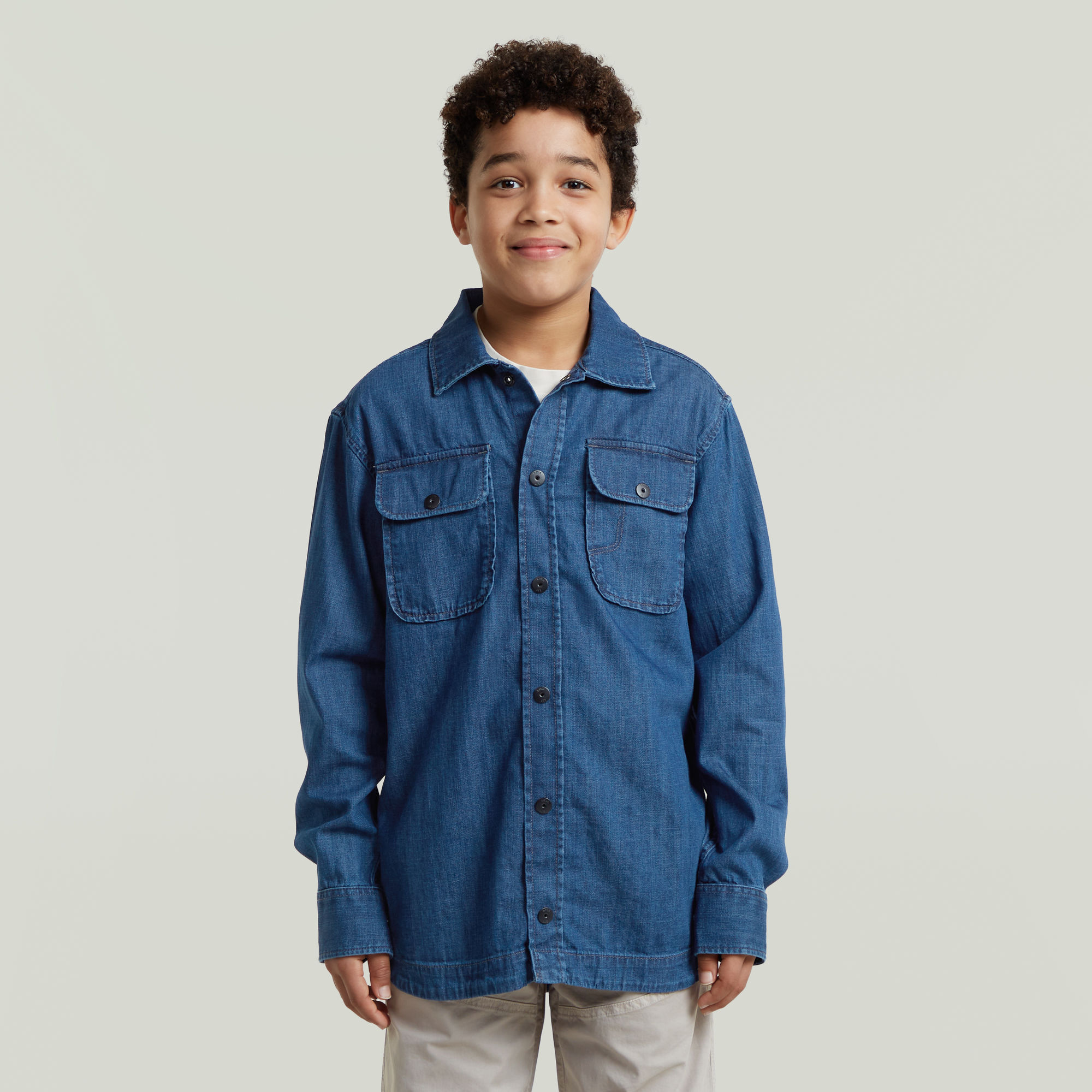 Boys GPO Overshirt - Dunkelblau - jungen