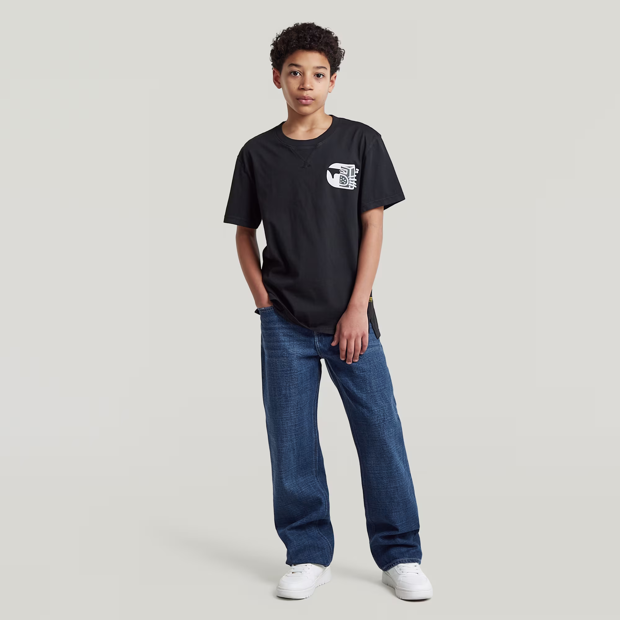 Thumbnail - Boys Nifous T-Shirt - Schwarz - jungen