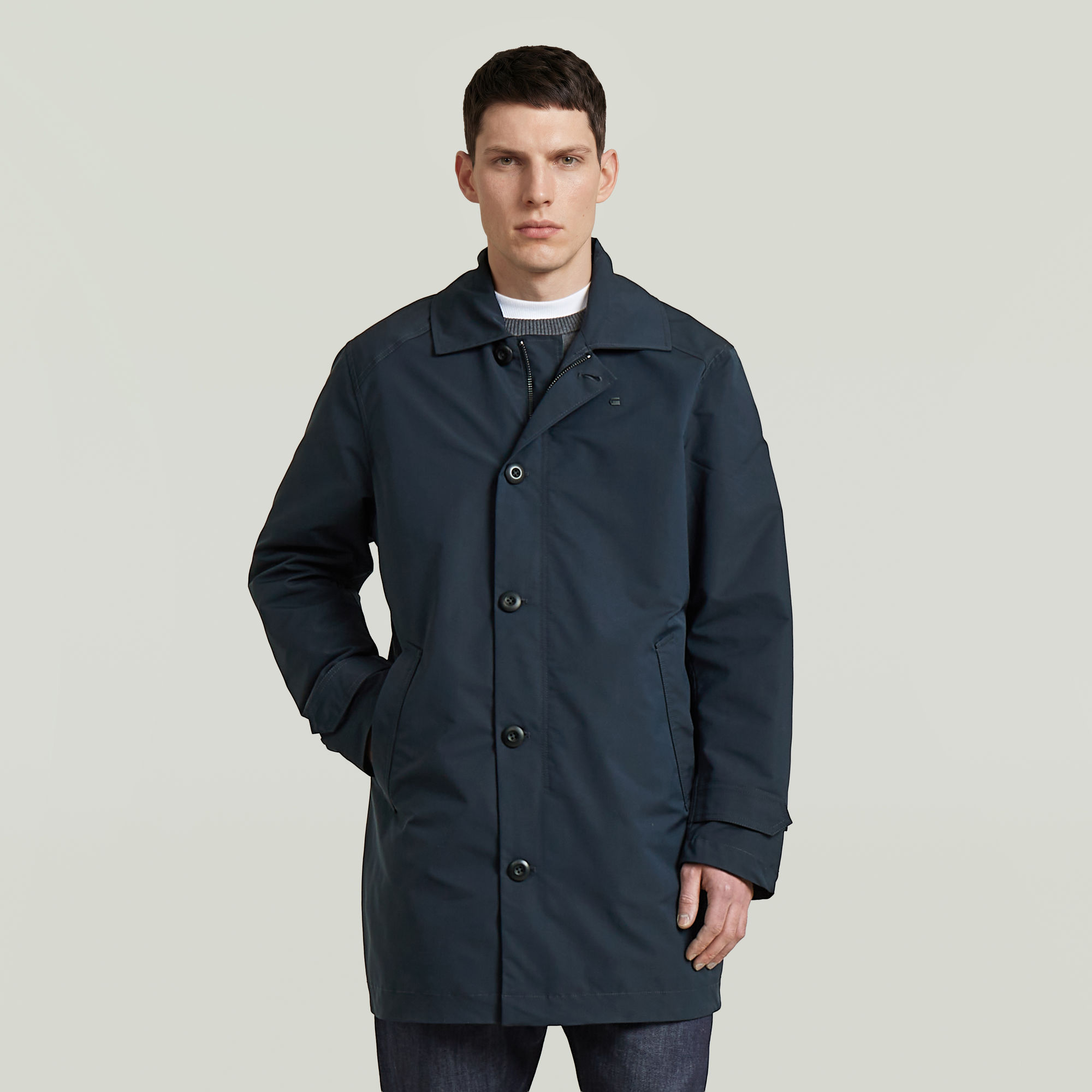 

The Julius - Correct Trench - Dark blue - Men
