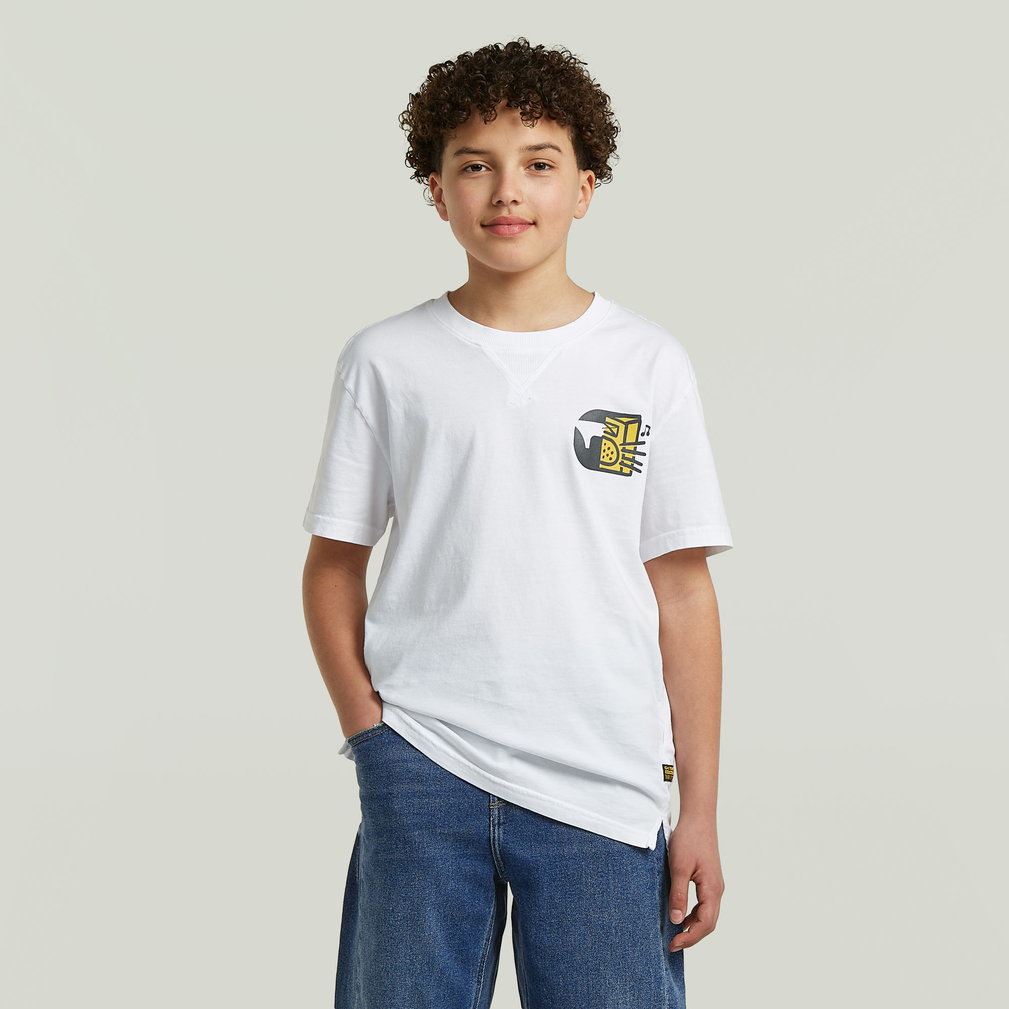 Boys Nifous T-Shirt - Weiß - jungen