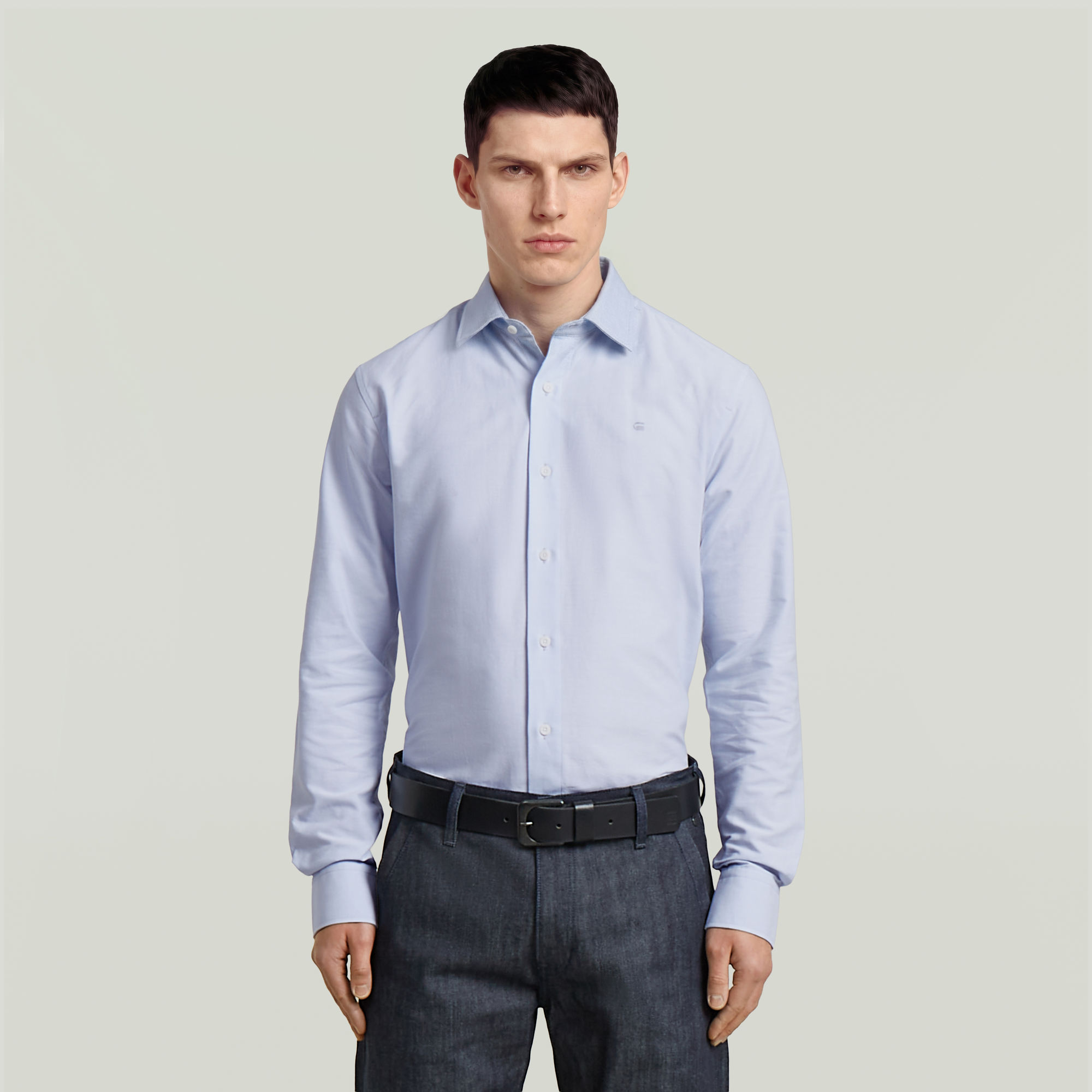 The Hendrik - Correct Slim Hemd - Hellblau - Herren