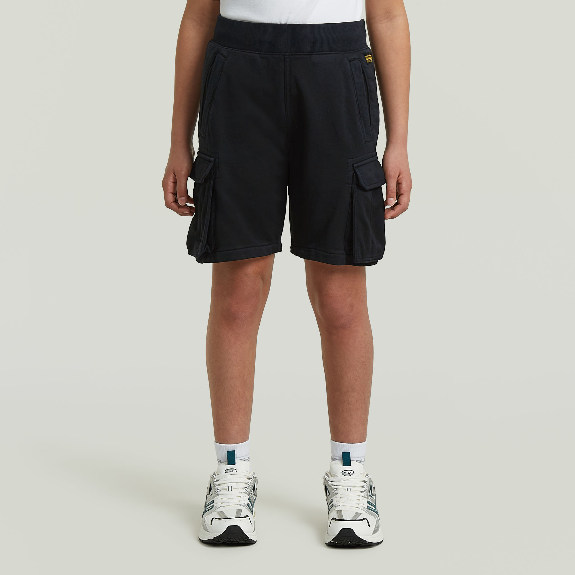 Boys Nifous Cargo Sweat Shorts - Schwarz - jungen