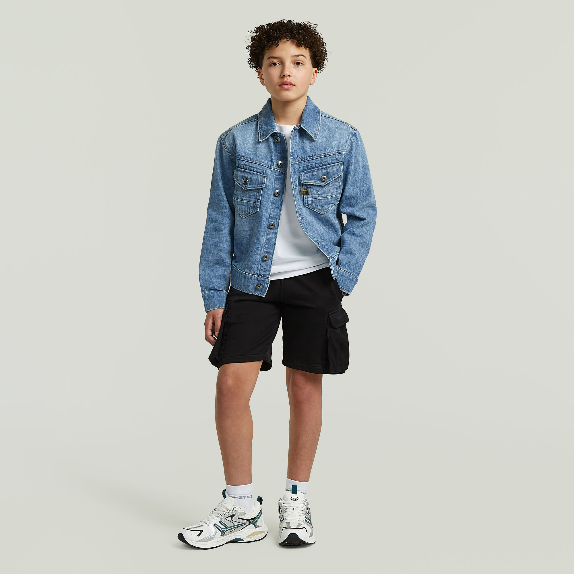 Thumbnail - Boys Nifous Cargo Sweat Shorts - Schwarz - jungen