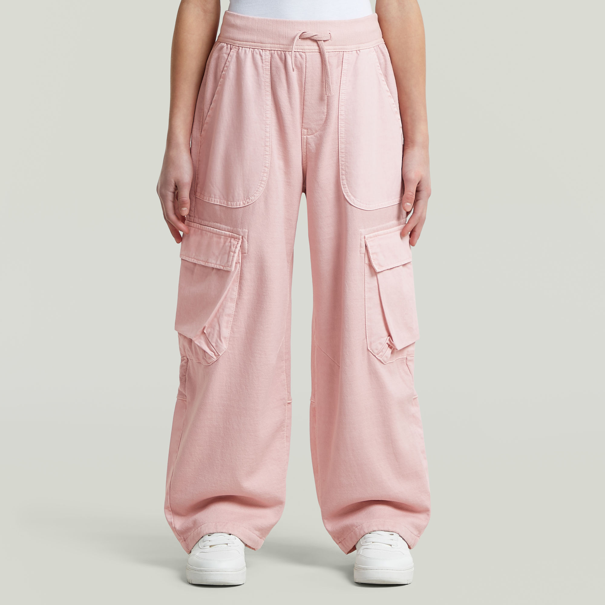Girls Balloon Cargo Pants 2.0 PM - Pink - mädchen