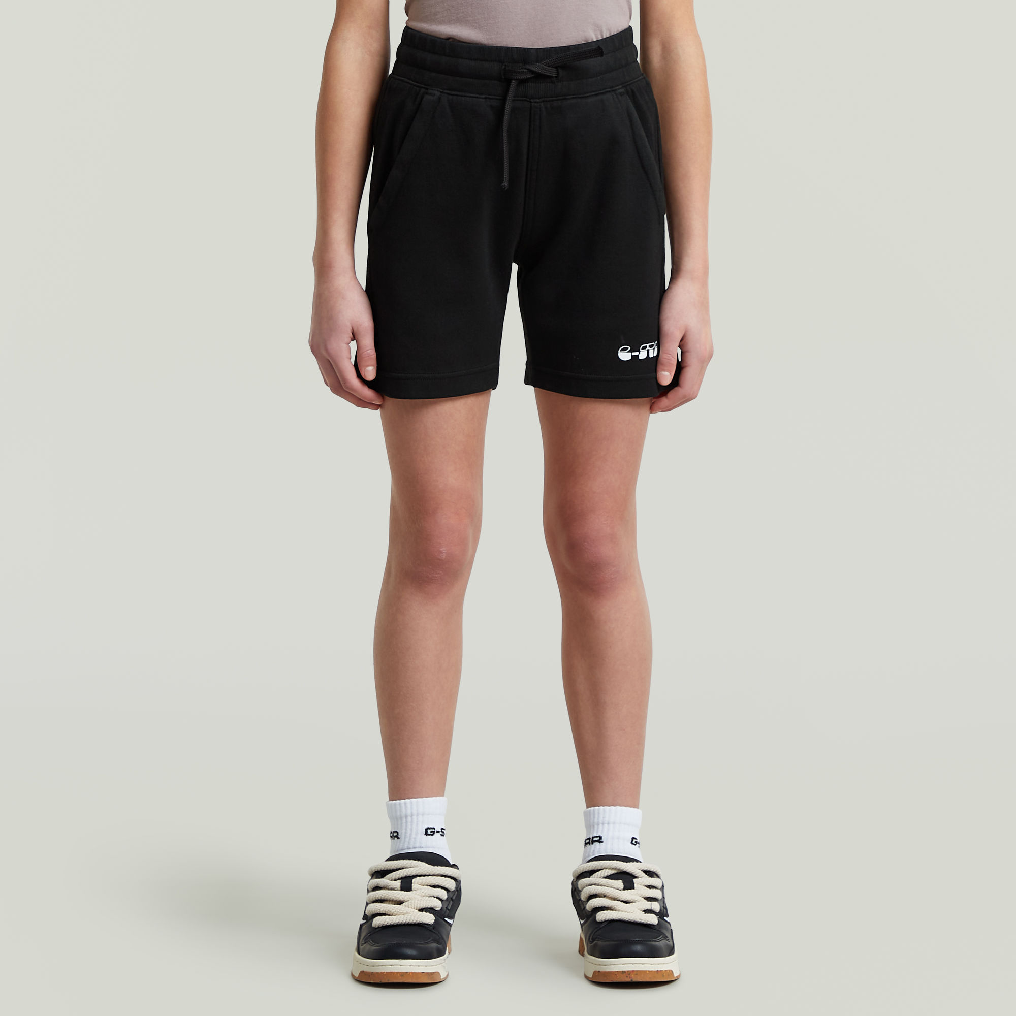 Girls Premium Core Sweat Shorts - Schwarz - mädchen
