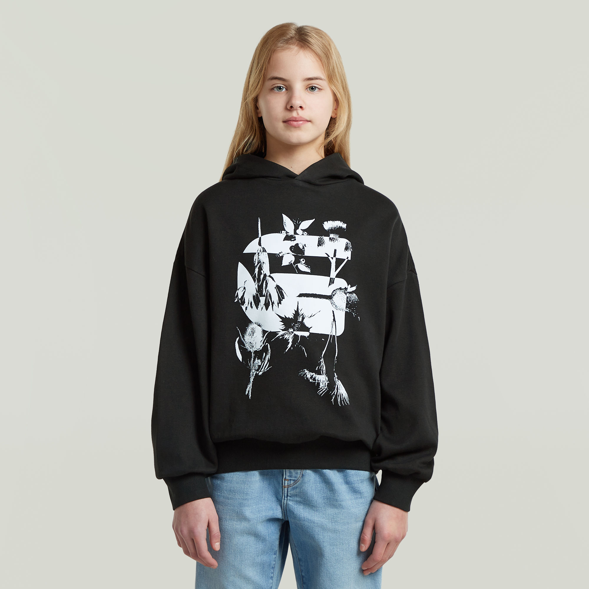 Girls Miller Hoodie Sweatshirt - Schwarz - mädchen