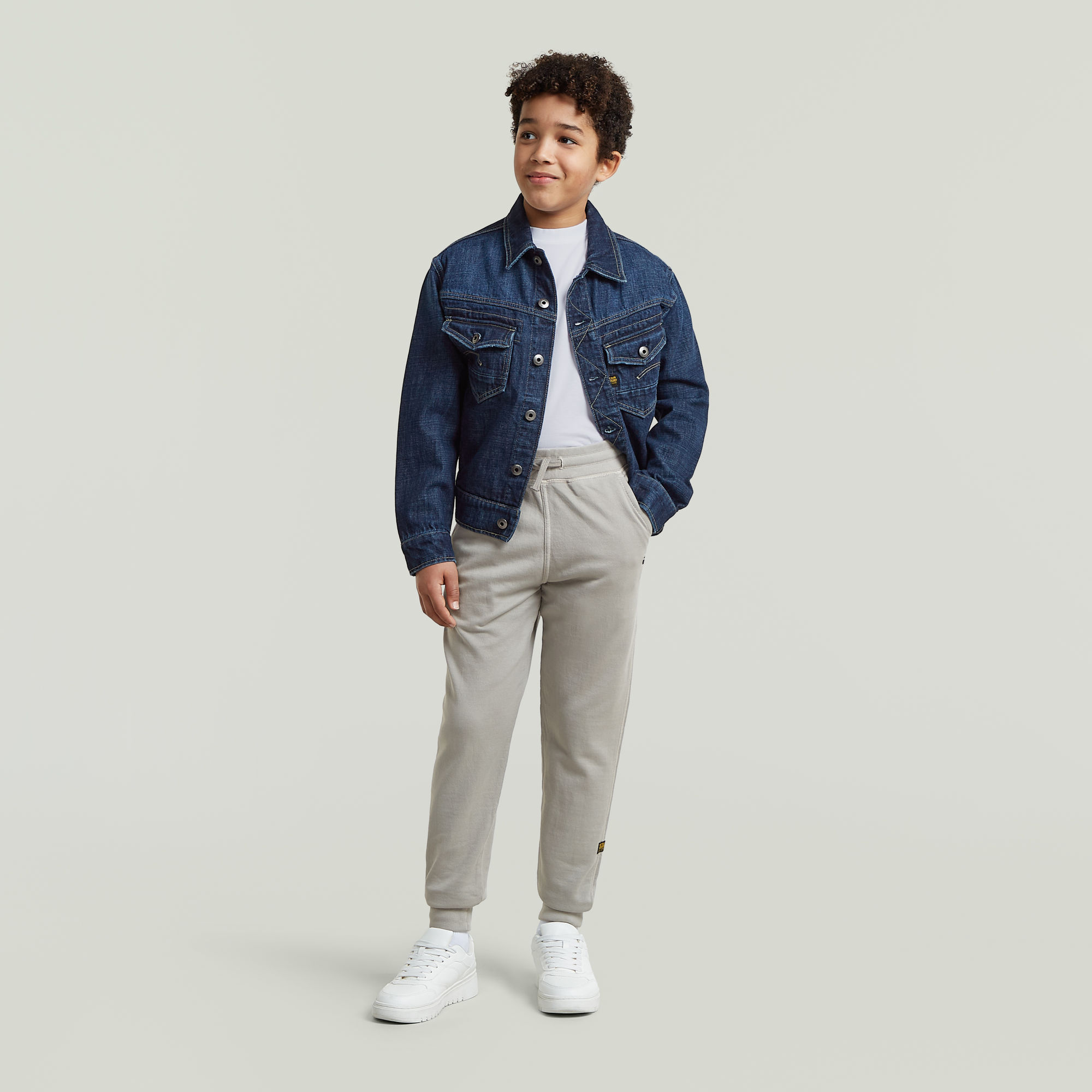 Thumbnail - Boys Premium Core Type Jogginghose - Grau - jungen