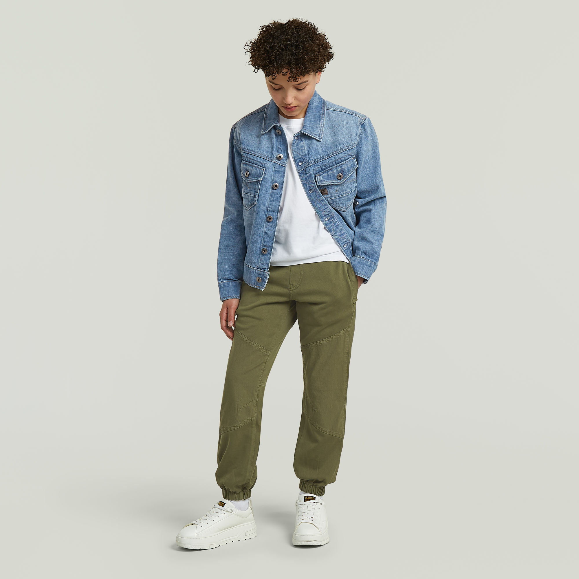 Thumbnail - Boys 3D Relaxed PM Trainingshose - Grün - jungen