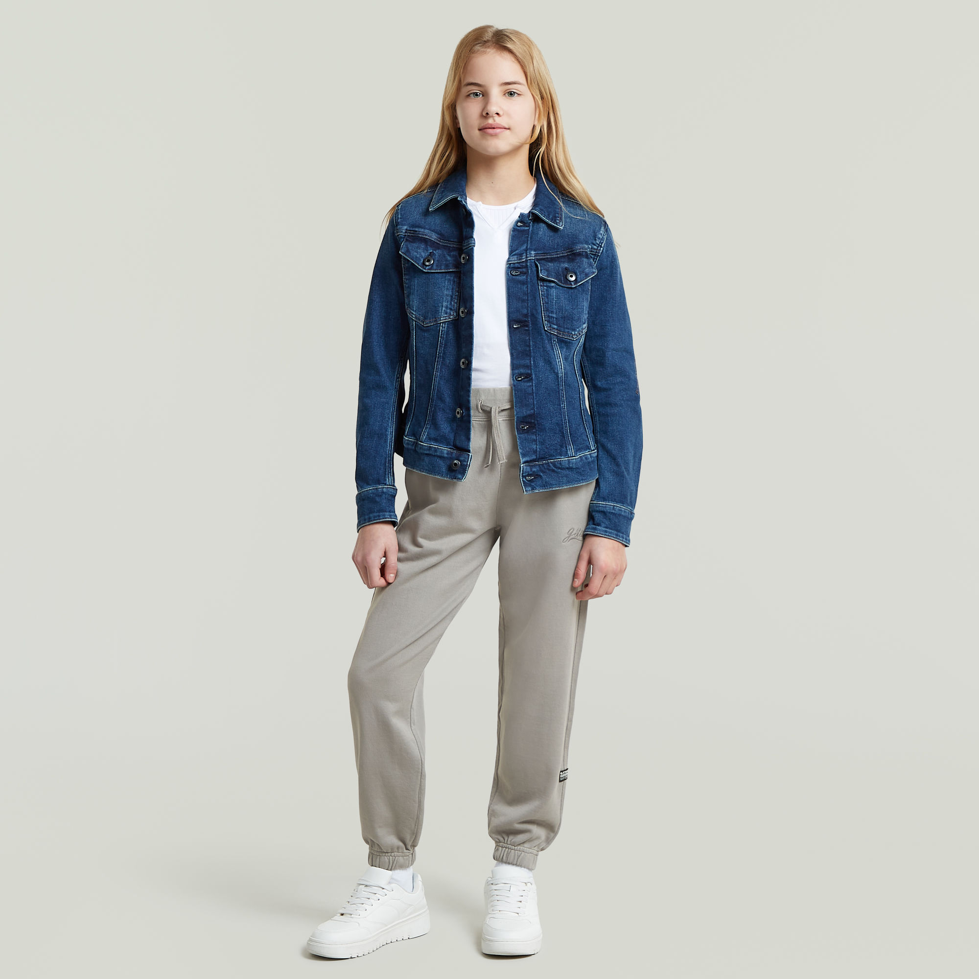 Thumbnail - Girls Big Oversized Jogginghose - Grau - mädchen