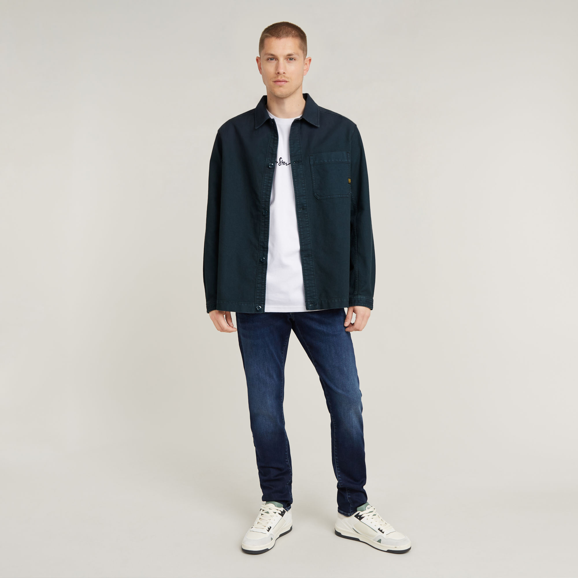 Thumbnail - 3301 Slim Jeans - Dunkelblau - Herren