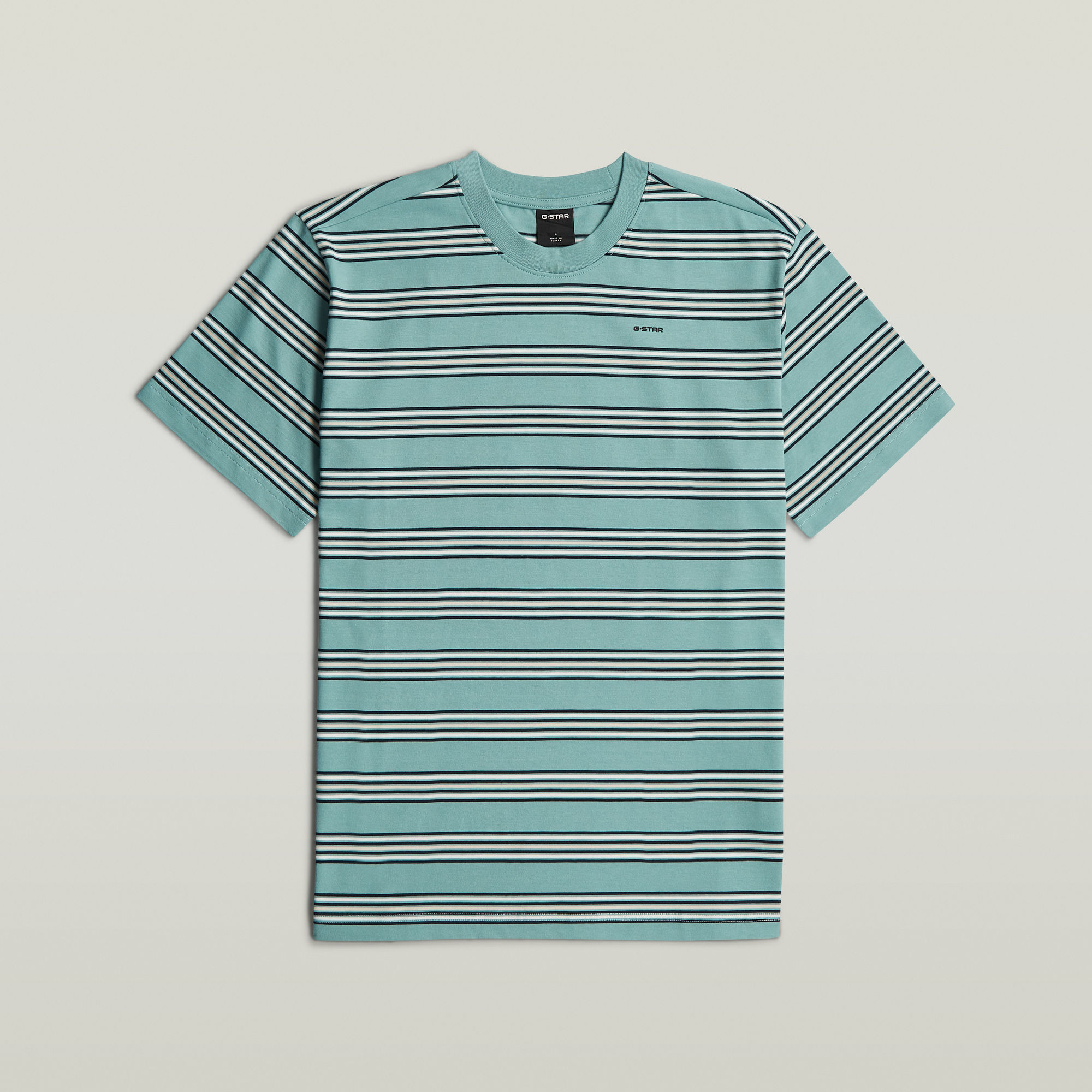 Striped Regular T-Shirt - Mehrfarbig - Herren