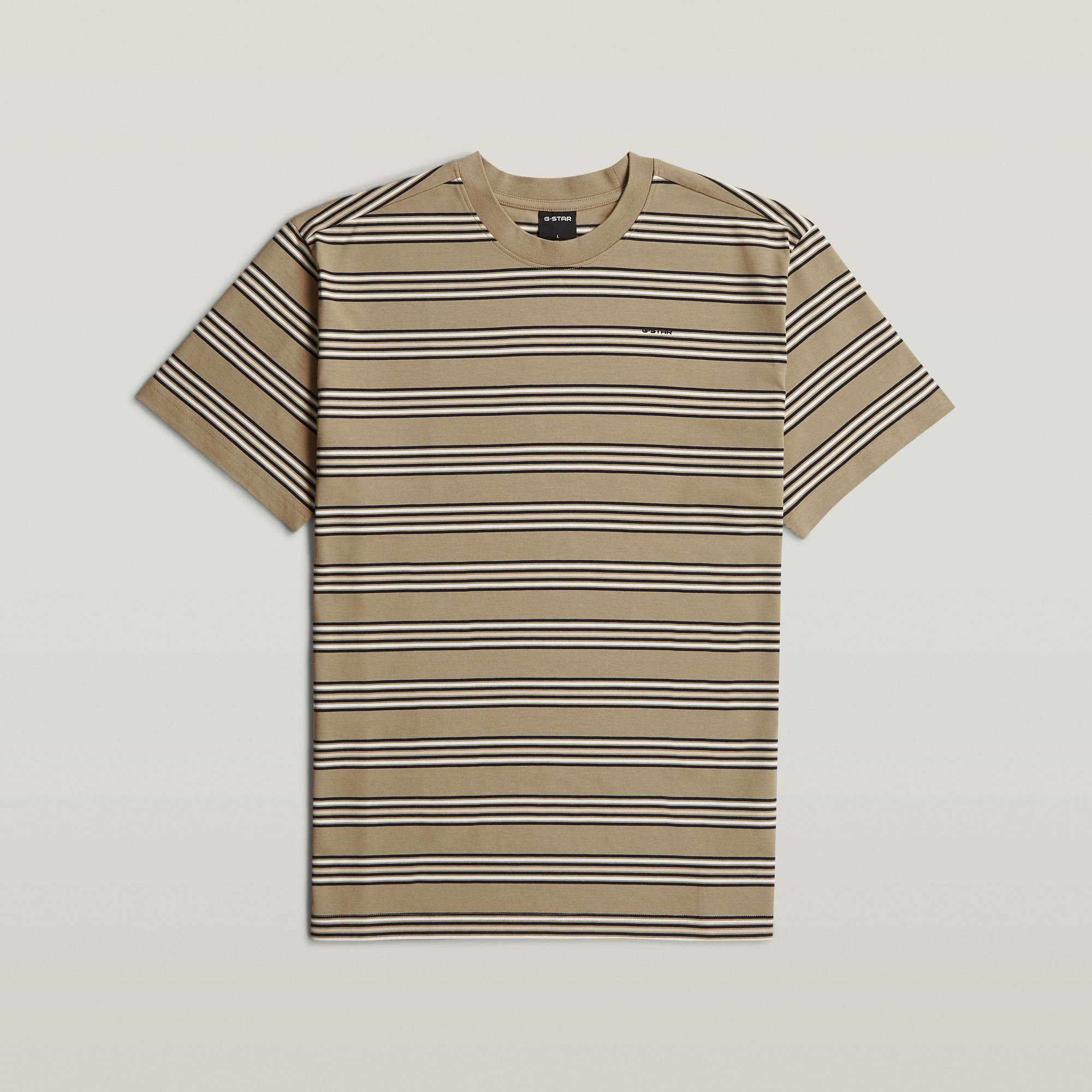 Striped Regular T-Shirt - Mehrfarbig - Herren
