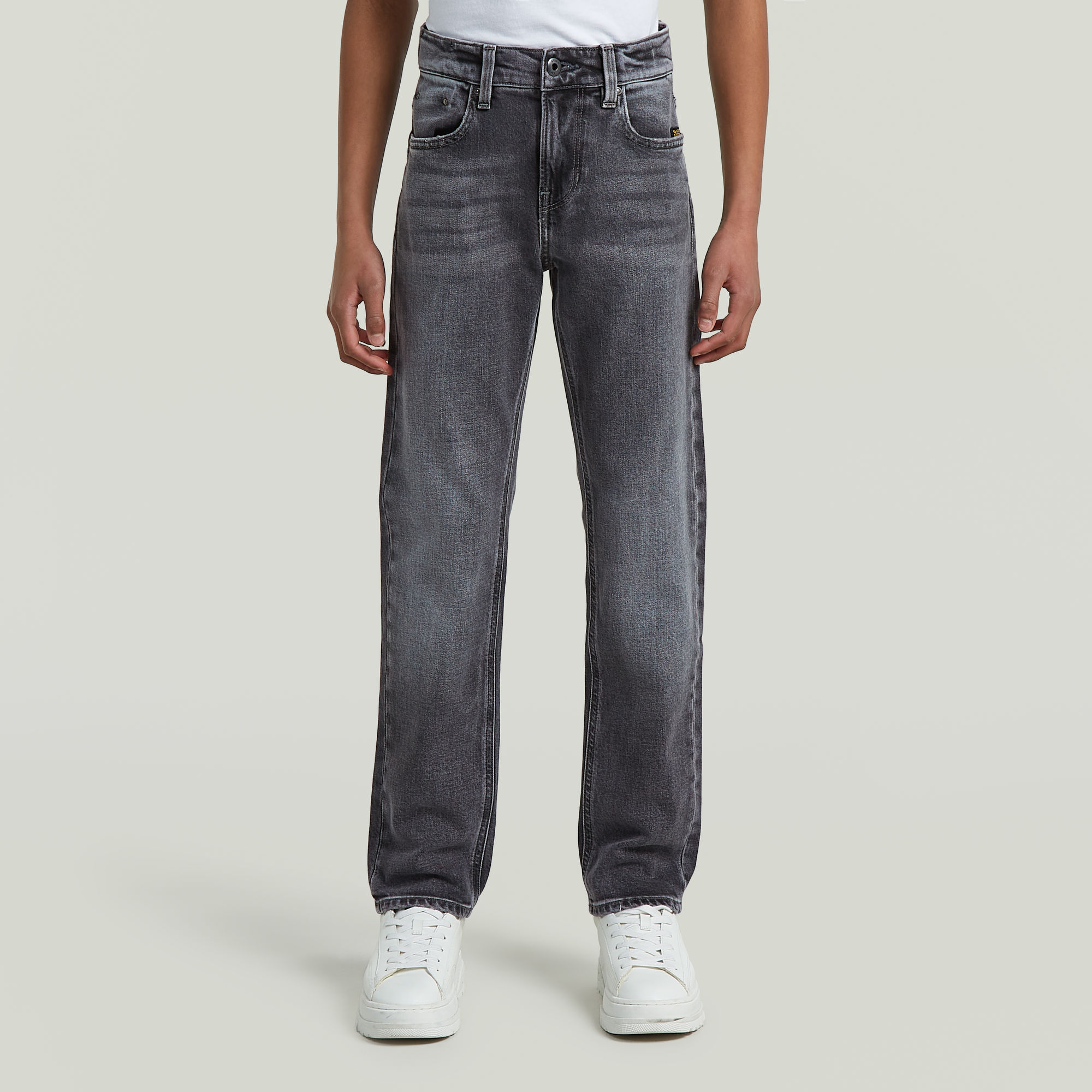 Boys Mosa Straight Jeans - Grau - jungen