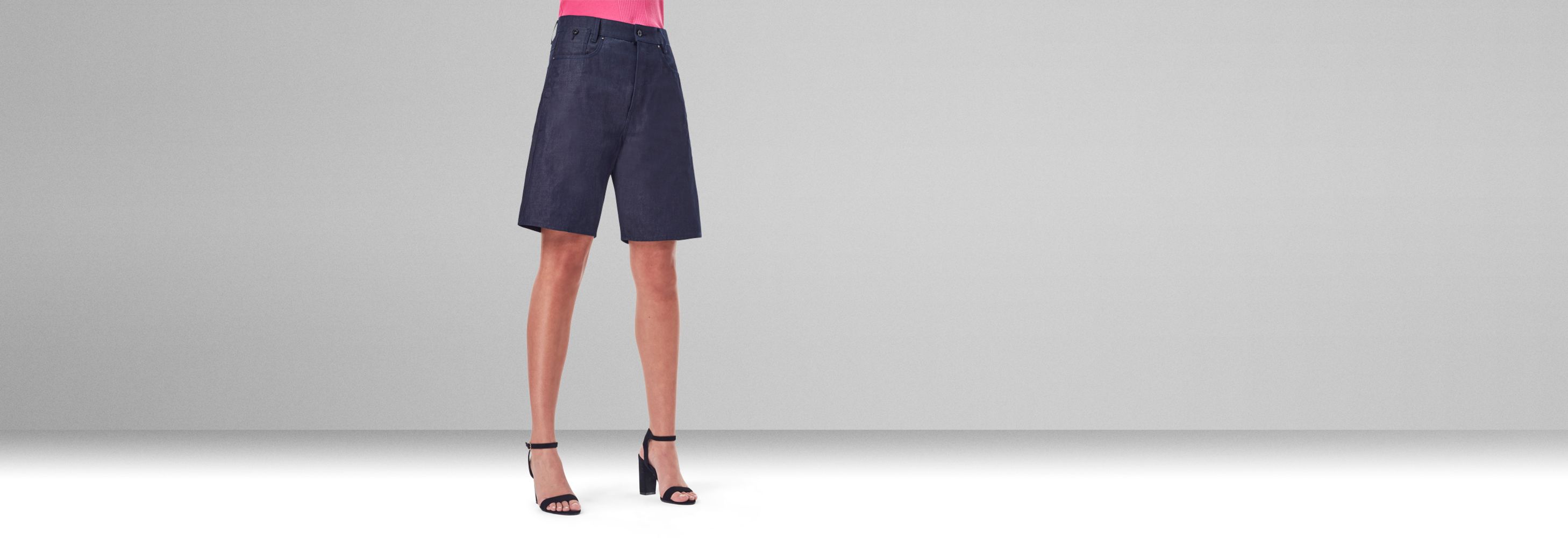 Staq Boyfriend Shorts | Dark blue | G-STAR® US